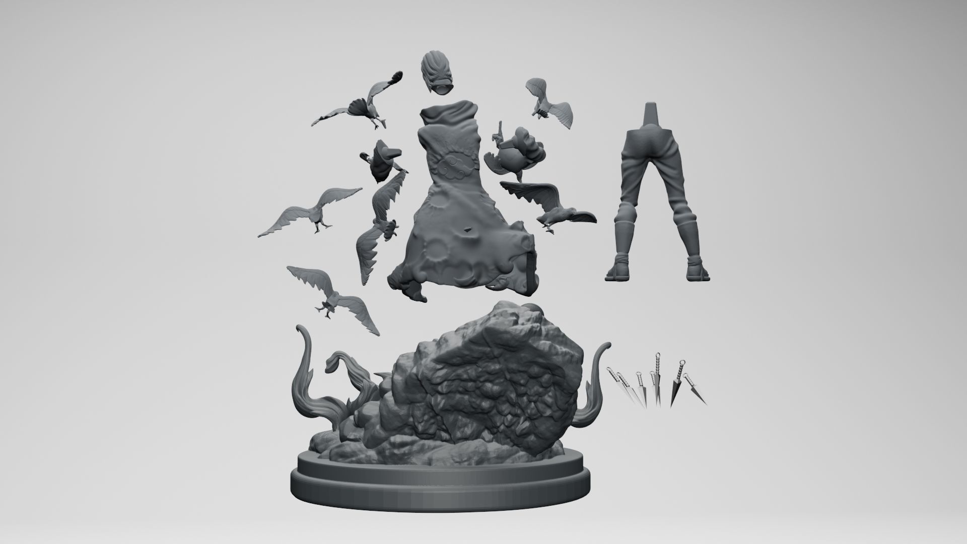 ITACHI UCHIHA - 3DPRINTING 3D print model_3