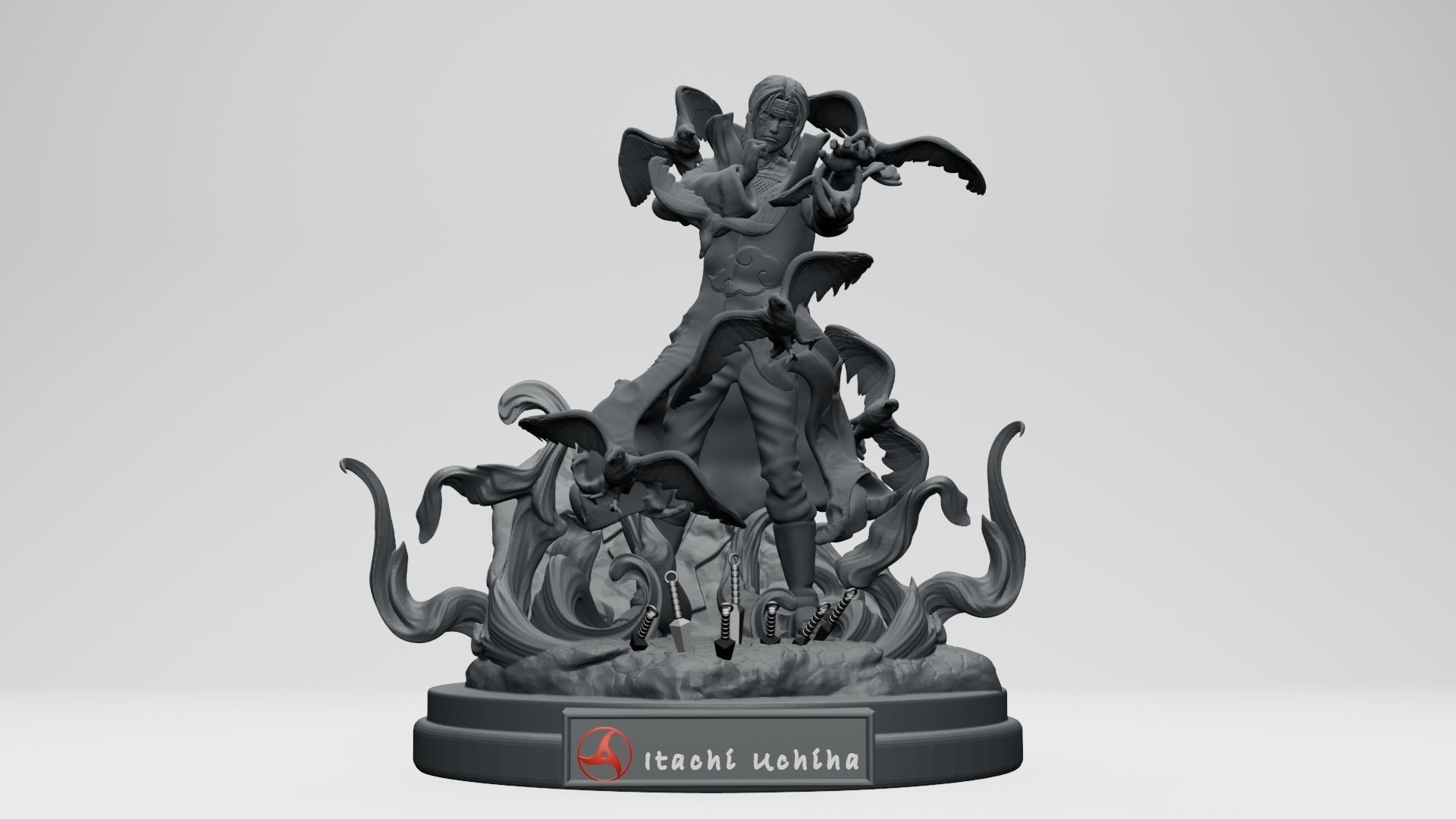 ITACHI UCHIHA - 3DPRINTING 3D print model_12