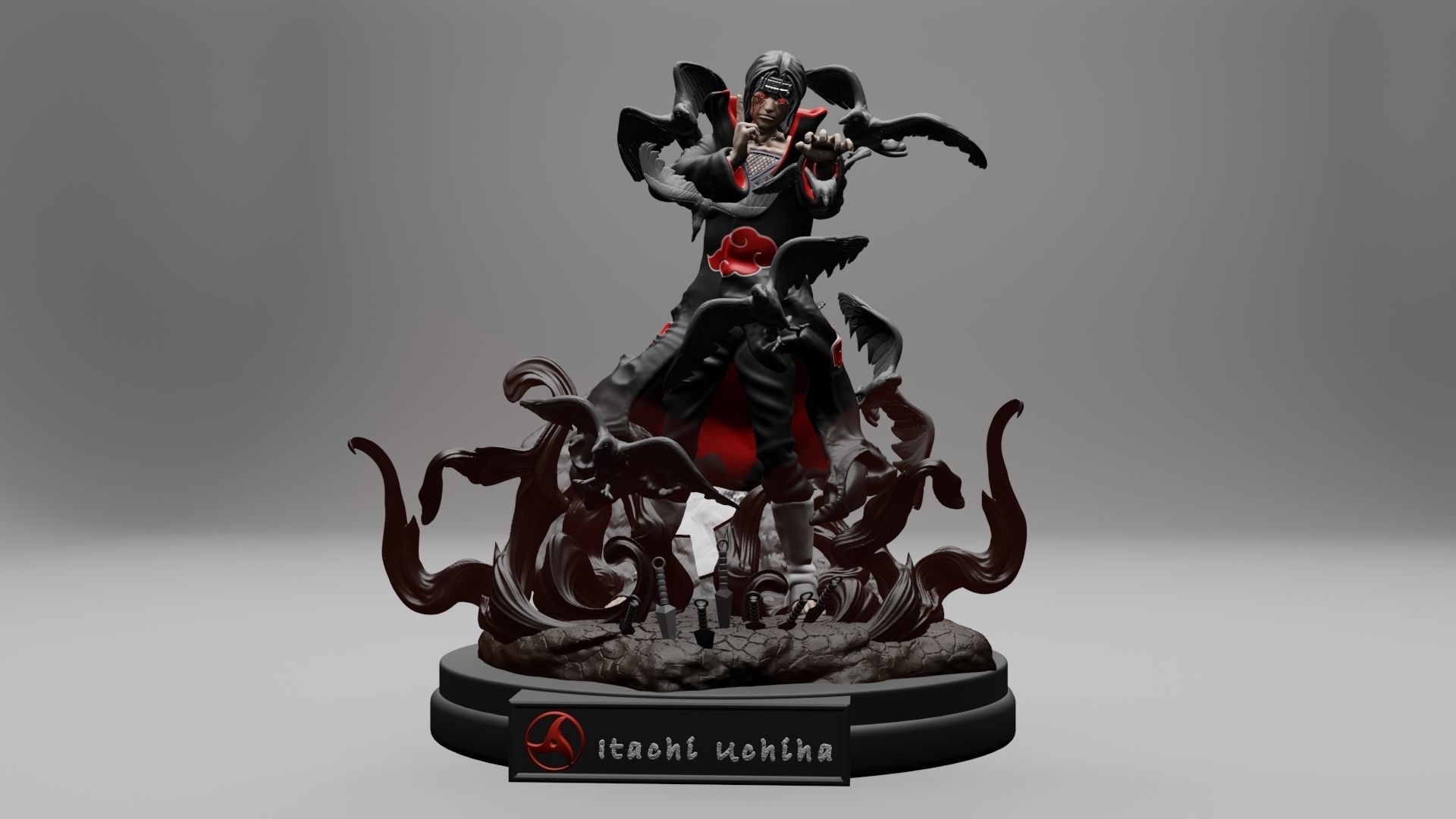 ITACHI UCHIHA - 3DPRINTING 3D print model_1