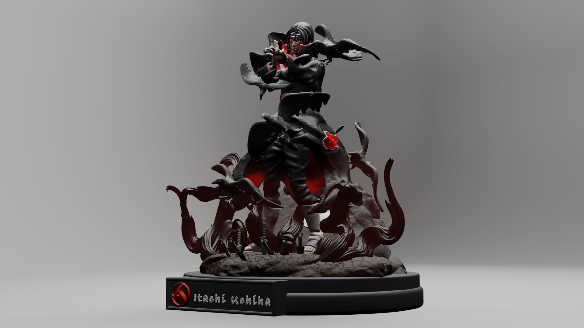 ITACHI UCHIHA - 3DPRINTING 3D print model_11