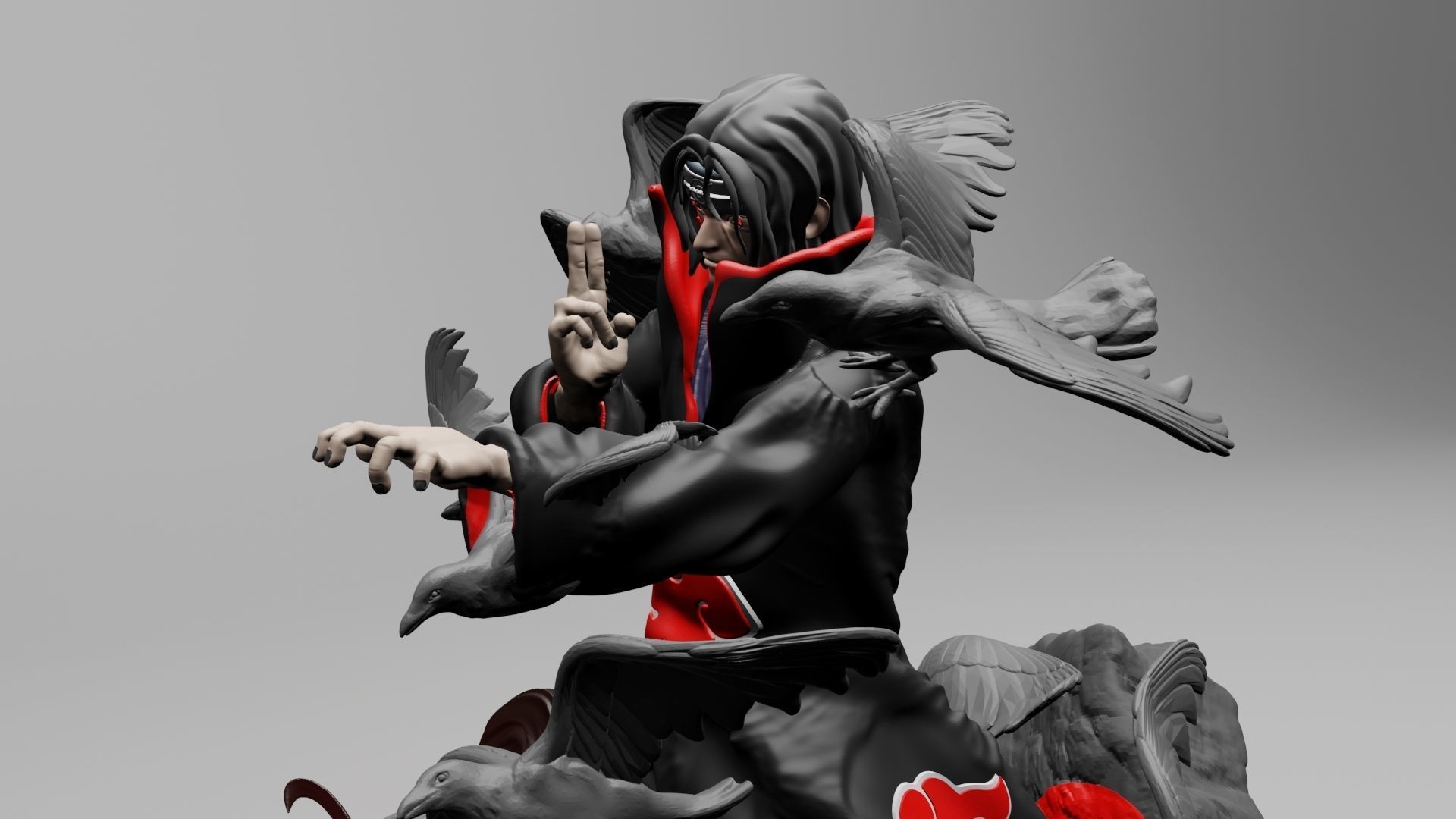 ITACHI UCHIHA - 3DPRINTING 3D print model_6