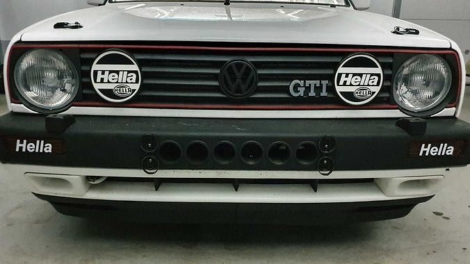 VOLKSWAGEN SIGNAL HELLA SHADES FOR MKII GOLF JETTA BIG BUMPER 3D print model