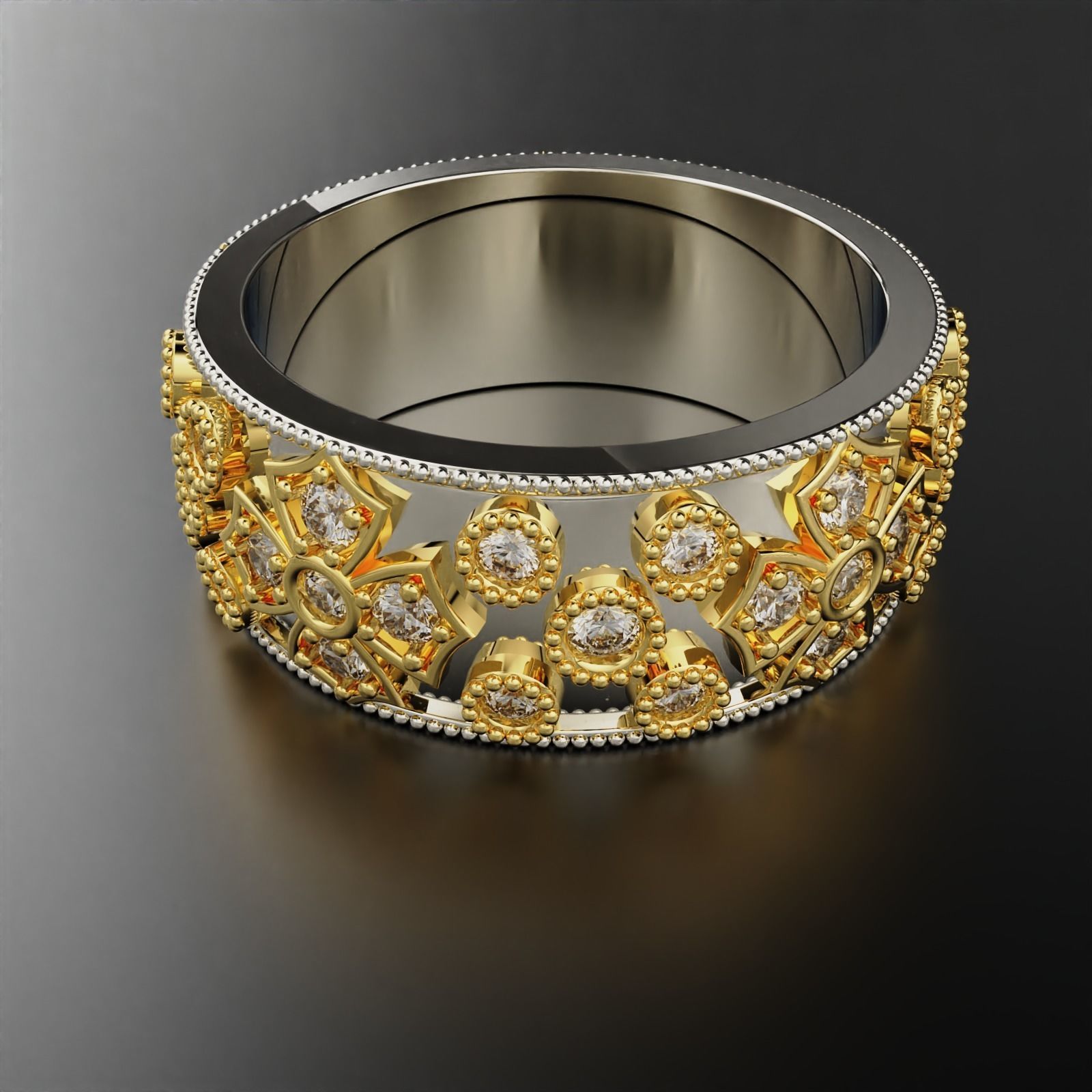 Big Eternity Ring 3D print model_3