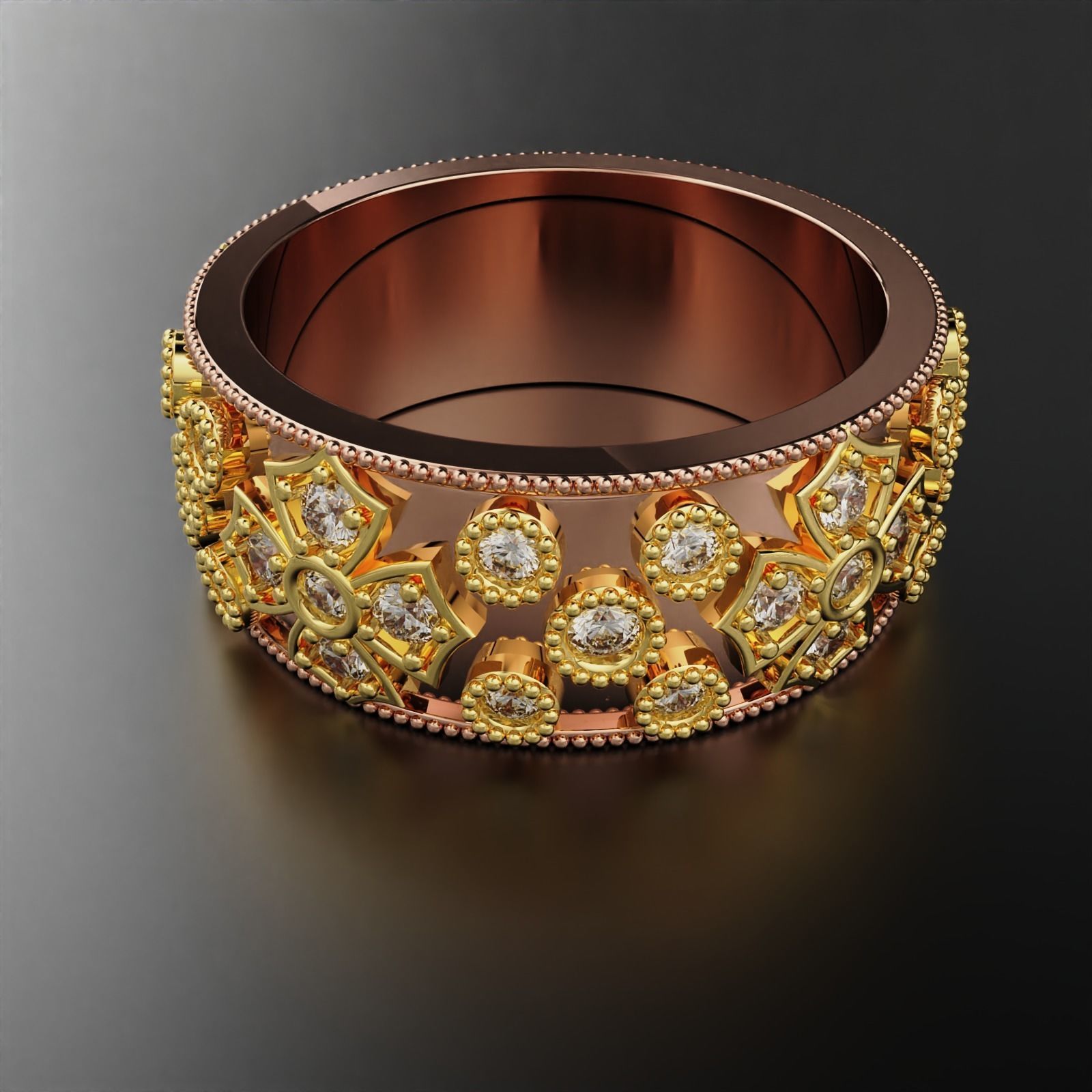 Big Eternity Ring 3D print model_2