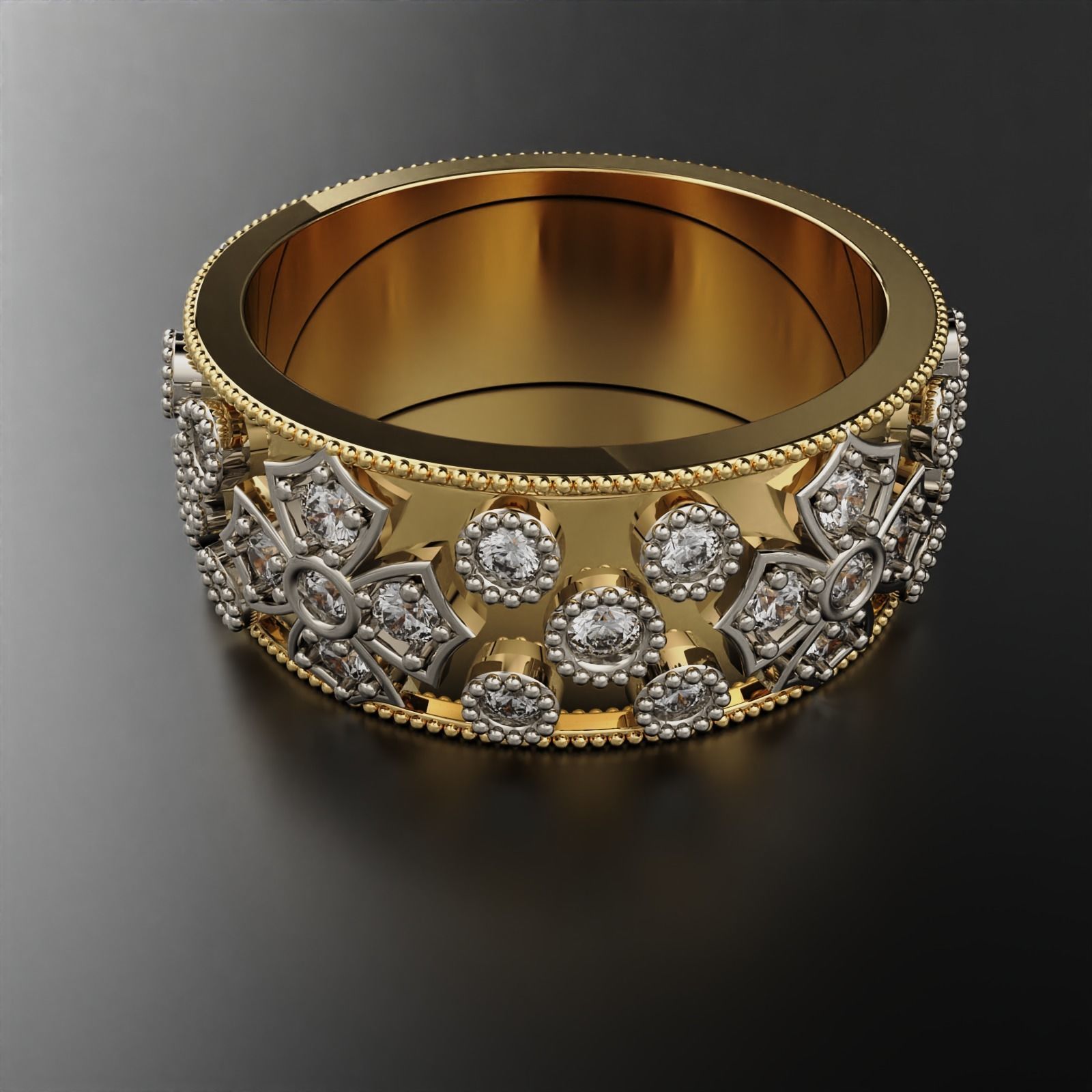 Big Eternity Ring 3D print model_7