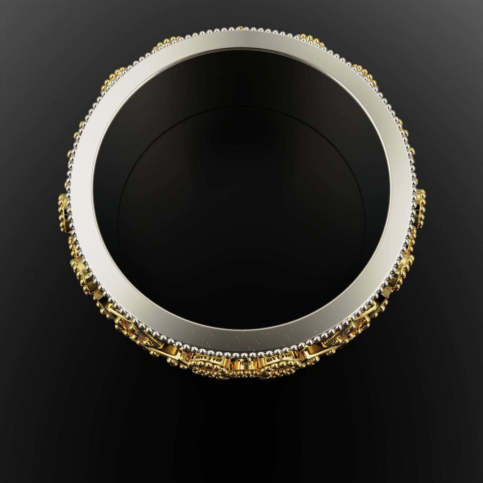 Big Eternity Ring 3D print model_4