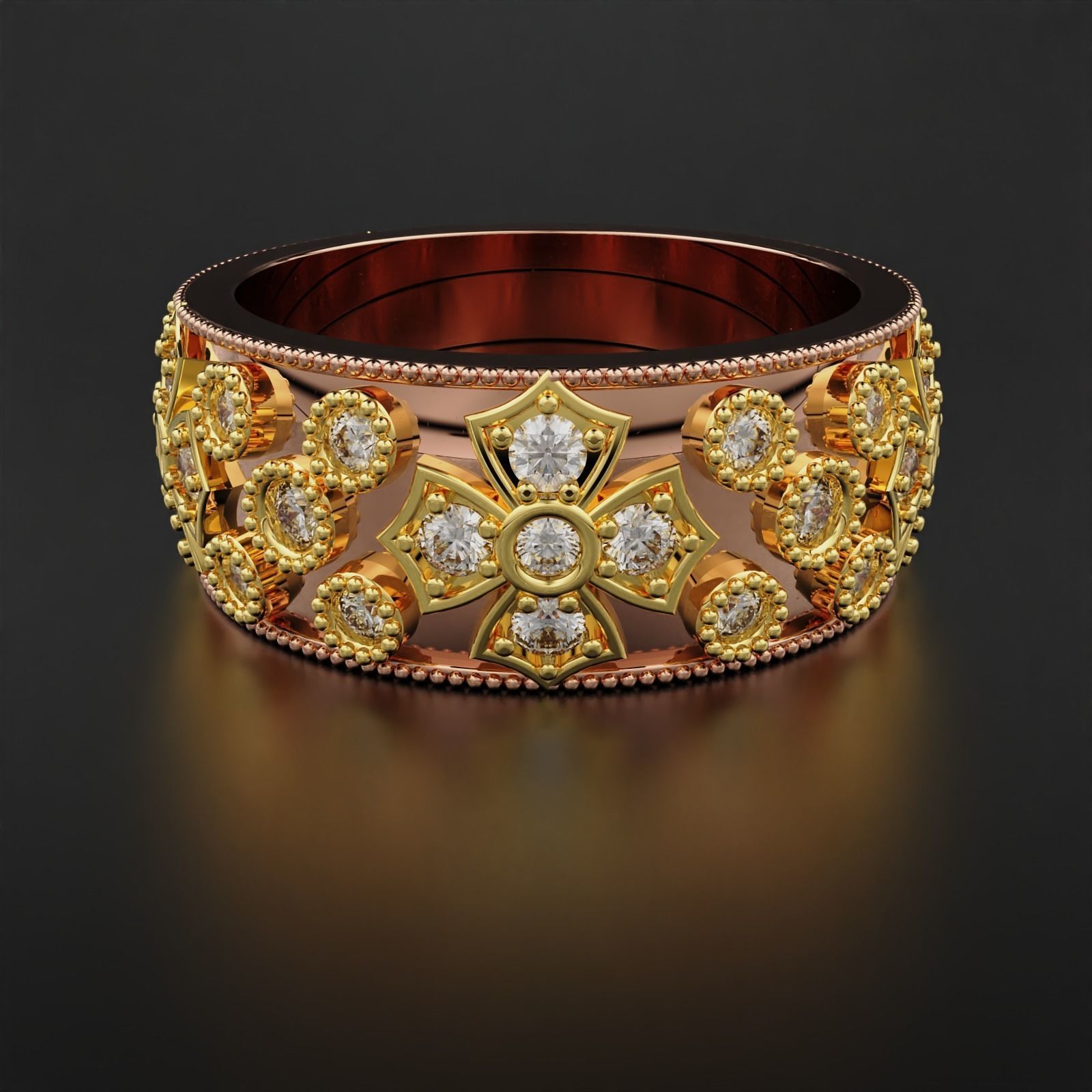 Big Eternity Ring 3D print model_1