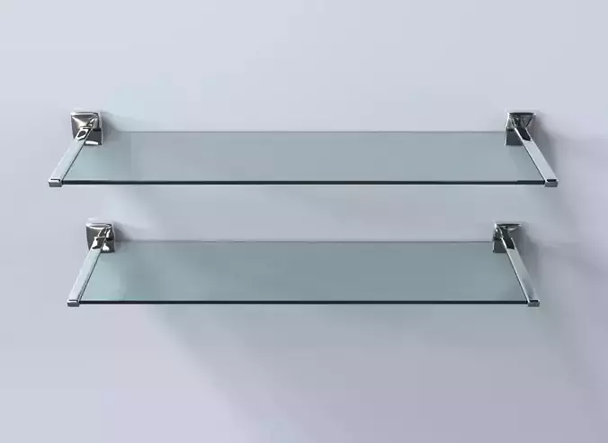 Glass Shelf 3D Model
