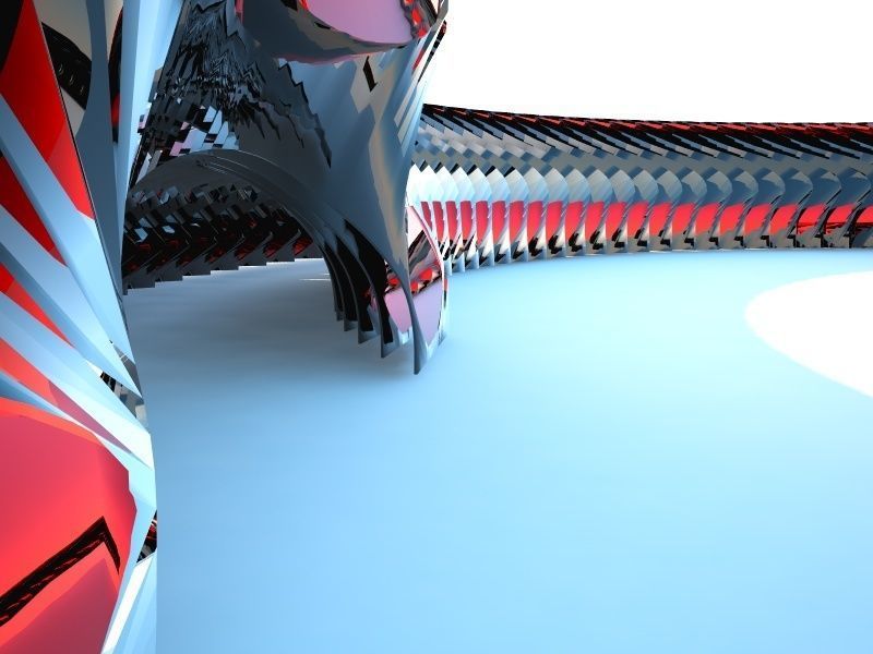 Gate parametric  3D model_5