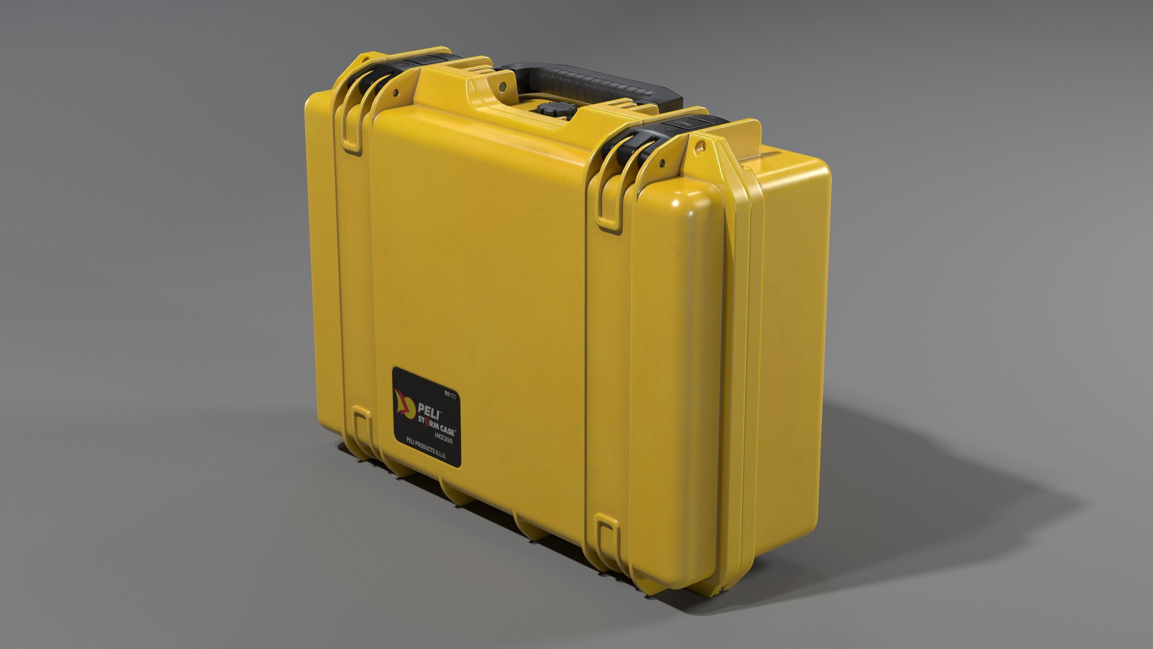 Peli iM2300 Storm Case  Low-poly 3D model_9