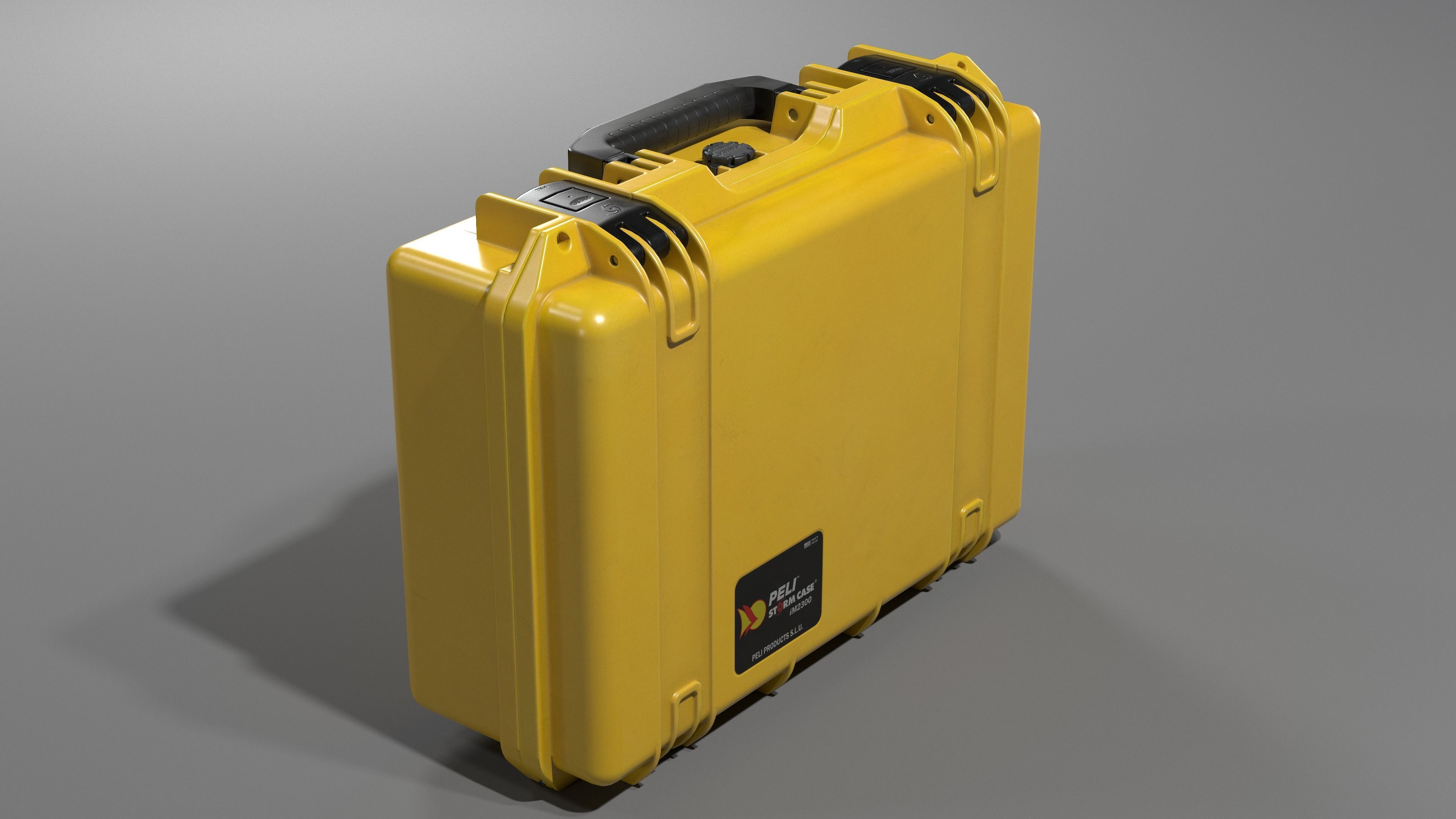 Peli iM2300 Storm Case  Low-poly 3D model_7