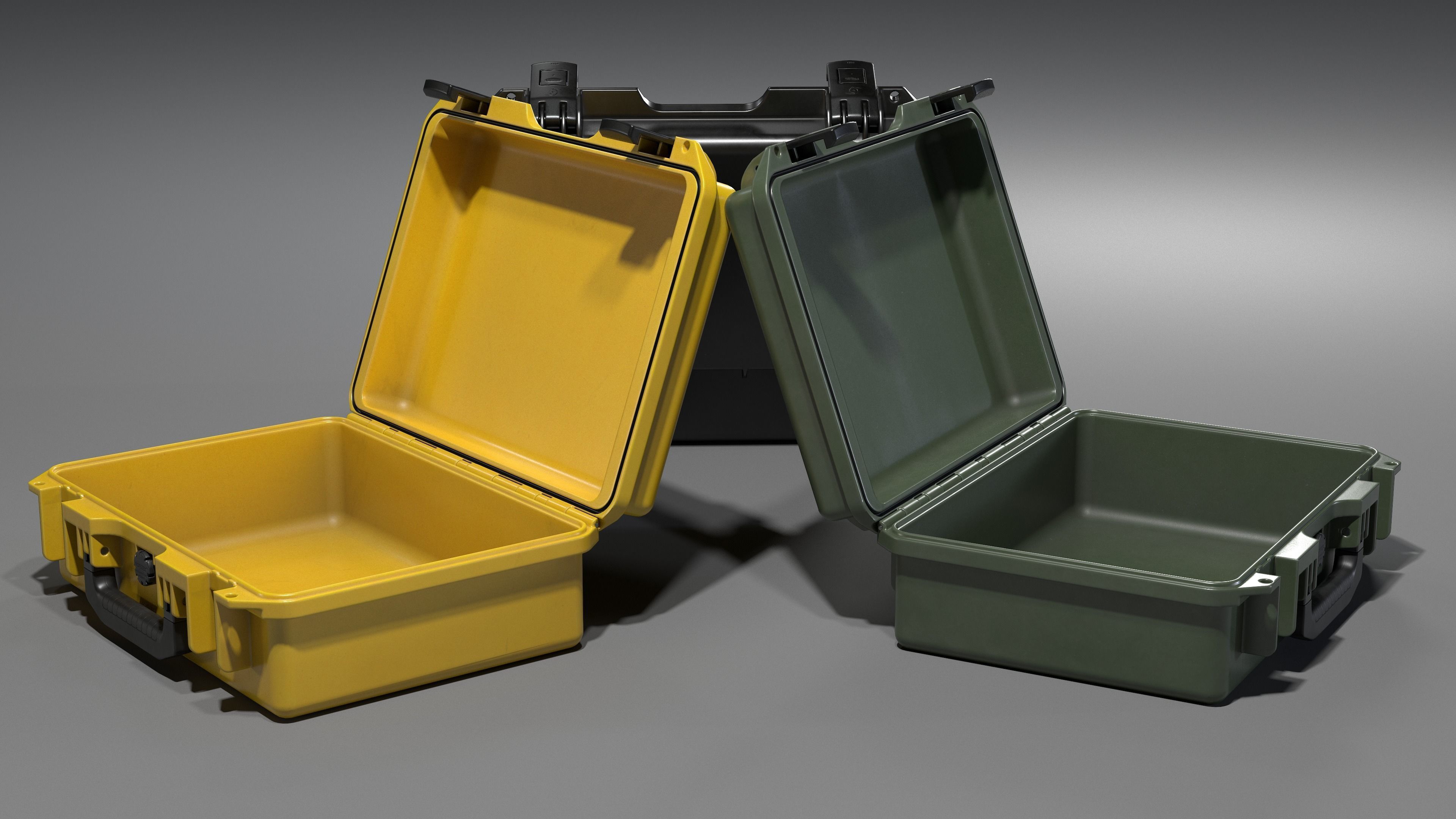 Peli iM2300 Storm Case  Low-poly 3D model_21