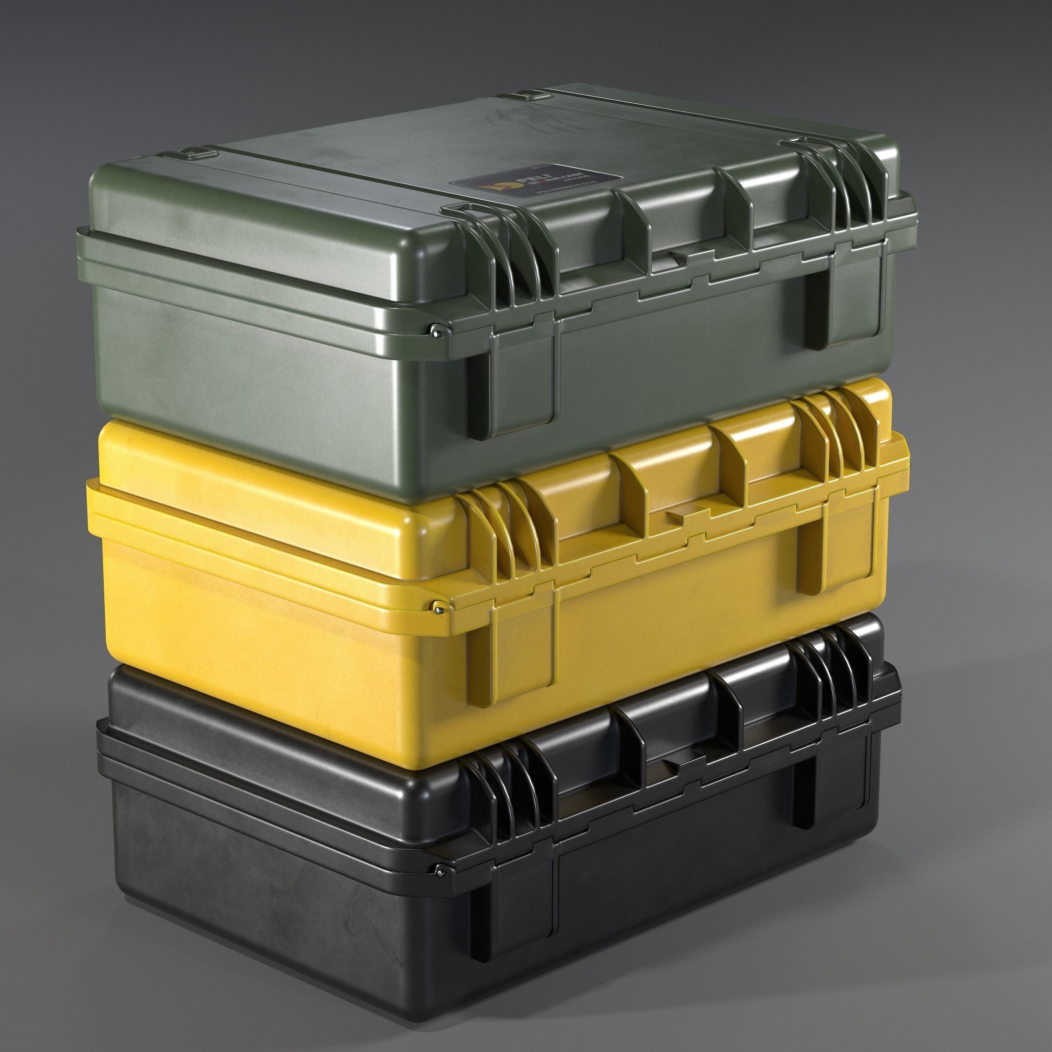 Peli iM2300 Storm Case  Low-poly 3D model_3