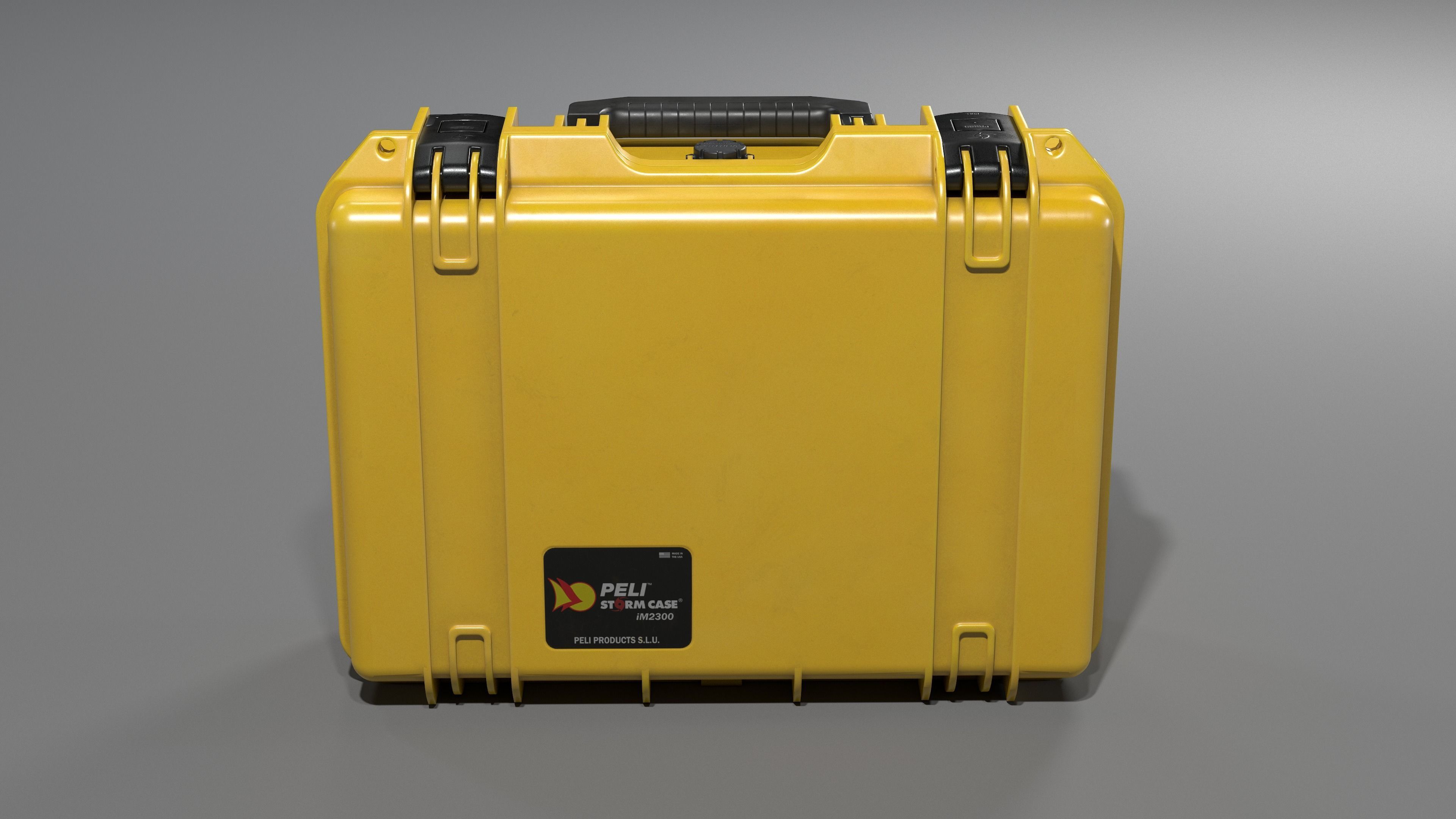 Peli iM2300 Storm Case  Low-poly 3D model_8