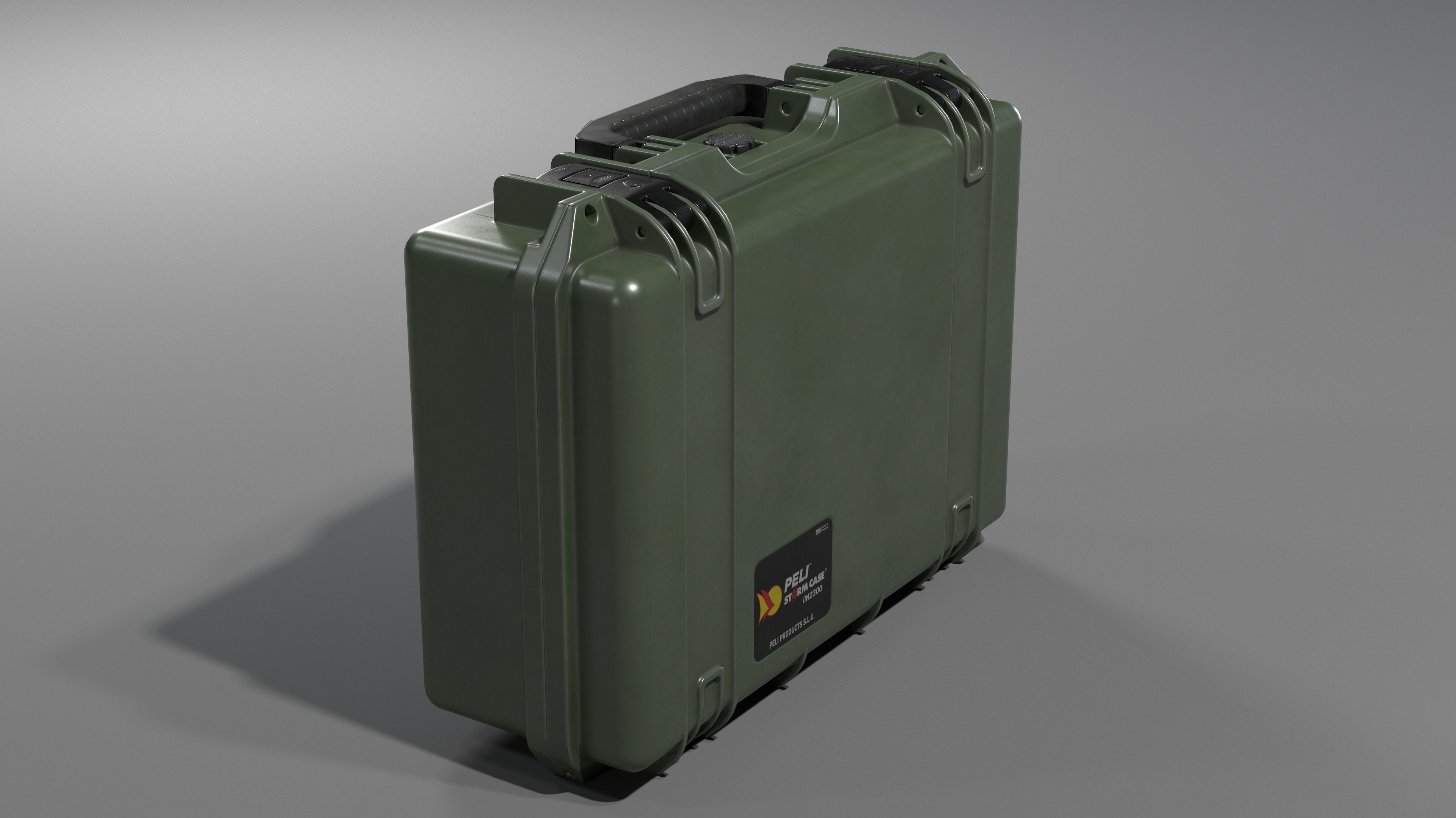 Peli iM2300 Storm Case  Low-poly 3D model_17