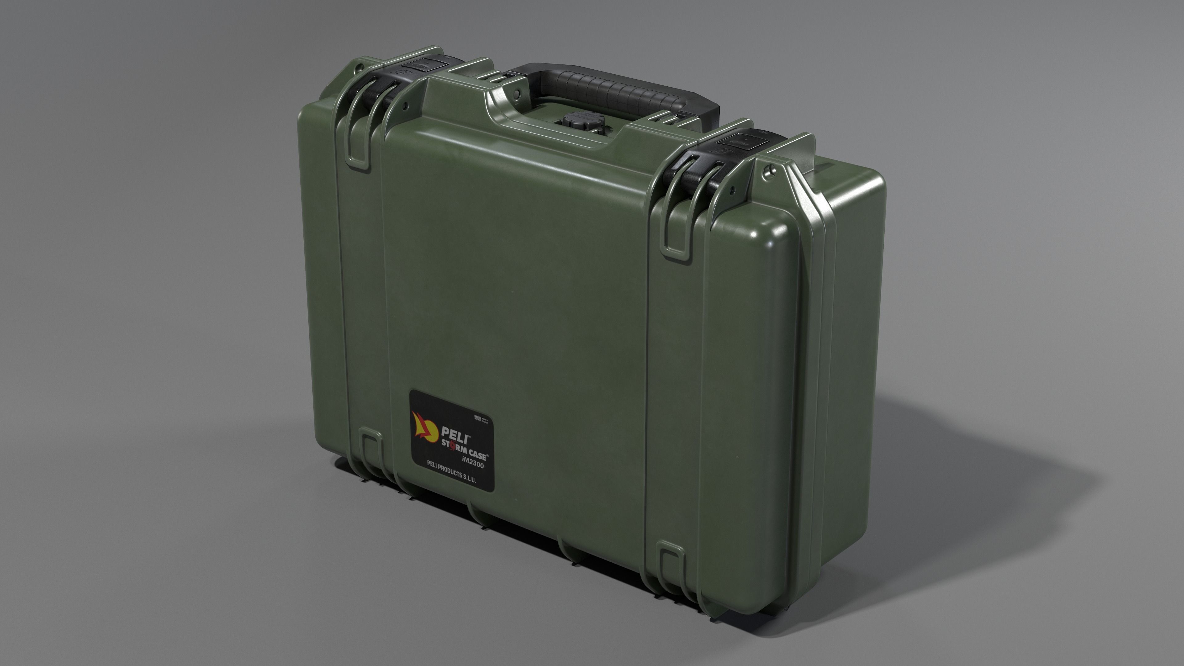 Peli iM2300 Storm Case  Low-poly 3D model_13