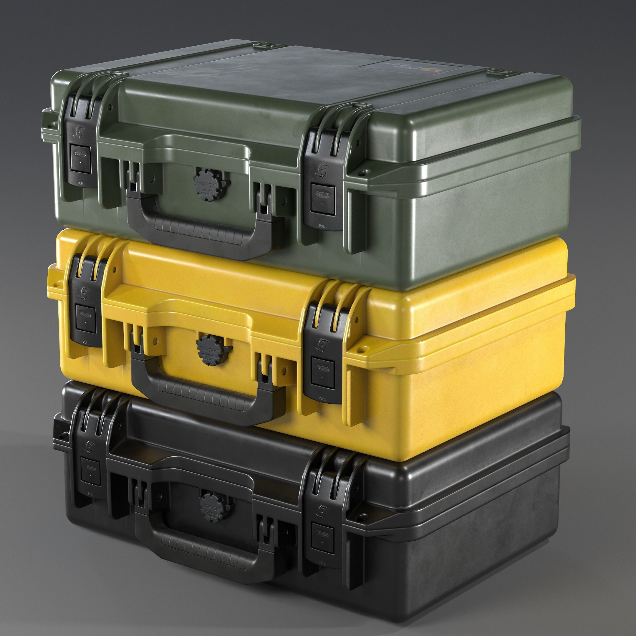 Peli iM2300 Storm Case  Low-poly 3D model_2