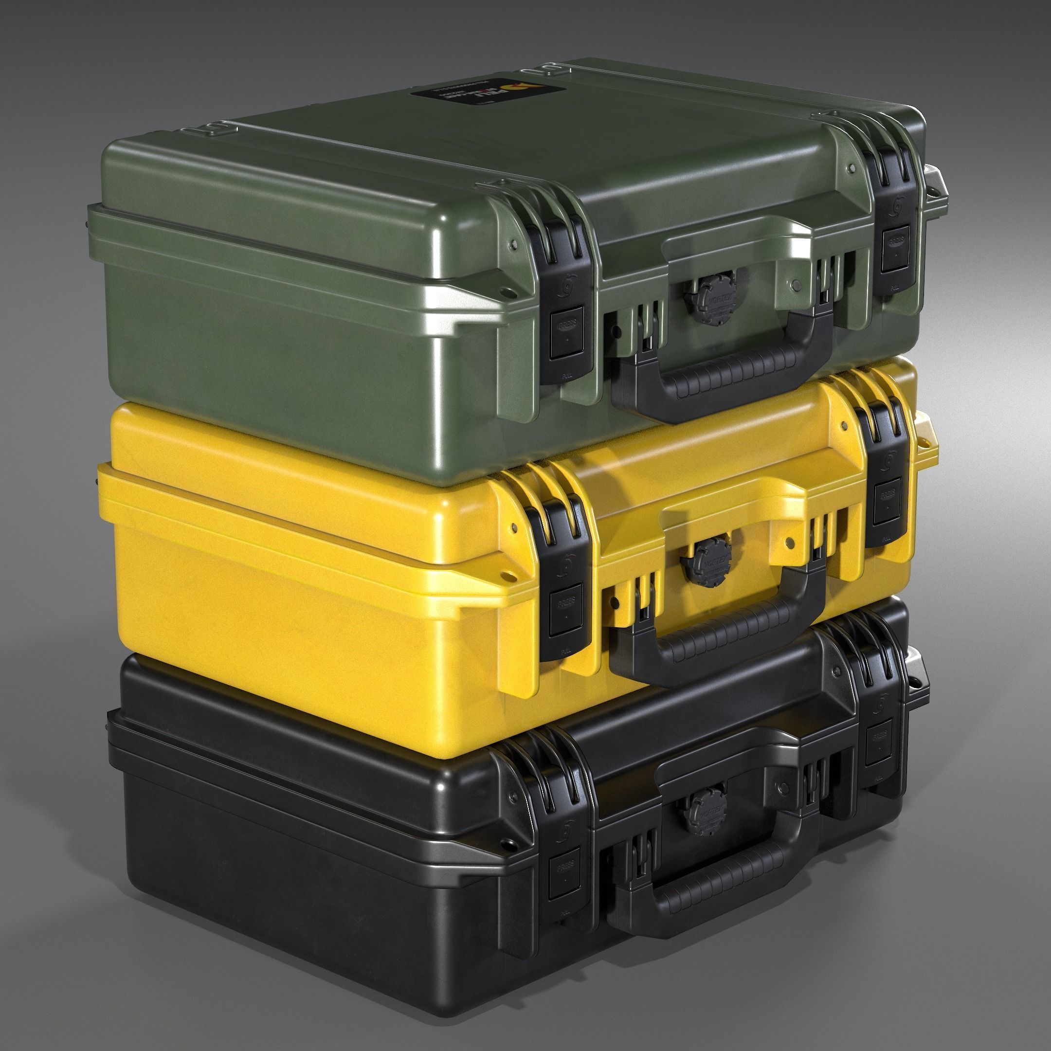 Peli iM2300 Storm Case  Low-poly 3D model_5