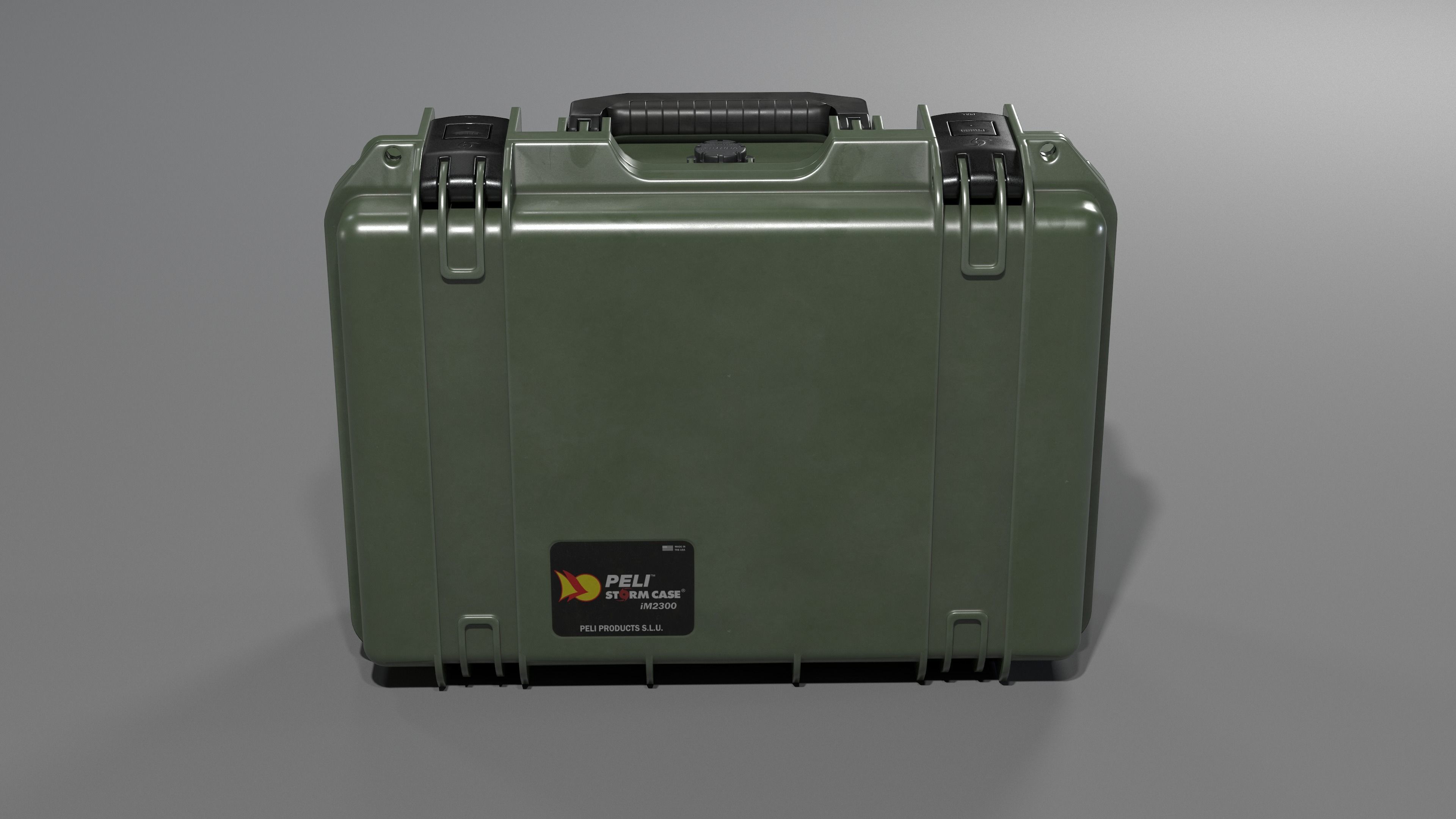 Peli iM2300 Storm Case  Low-poly 3D model_12