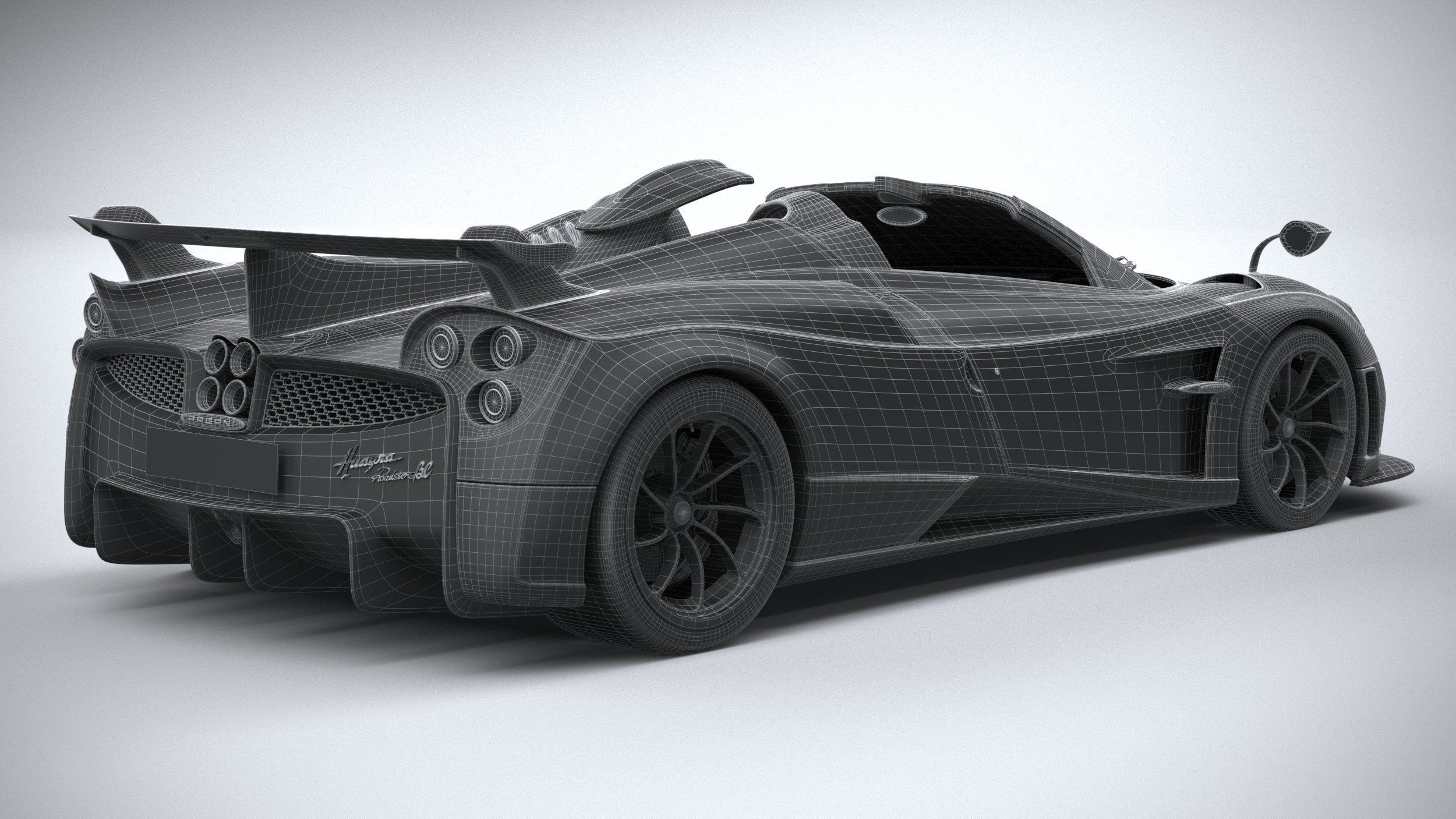 Pagani Huayra Tricolore 2021 3D model_37