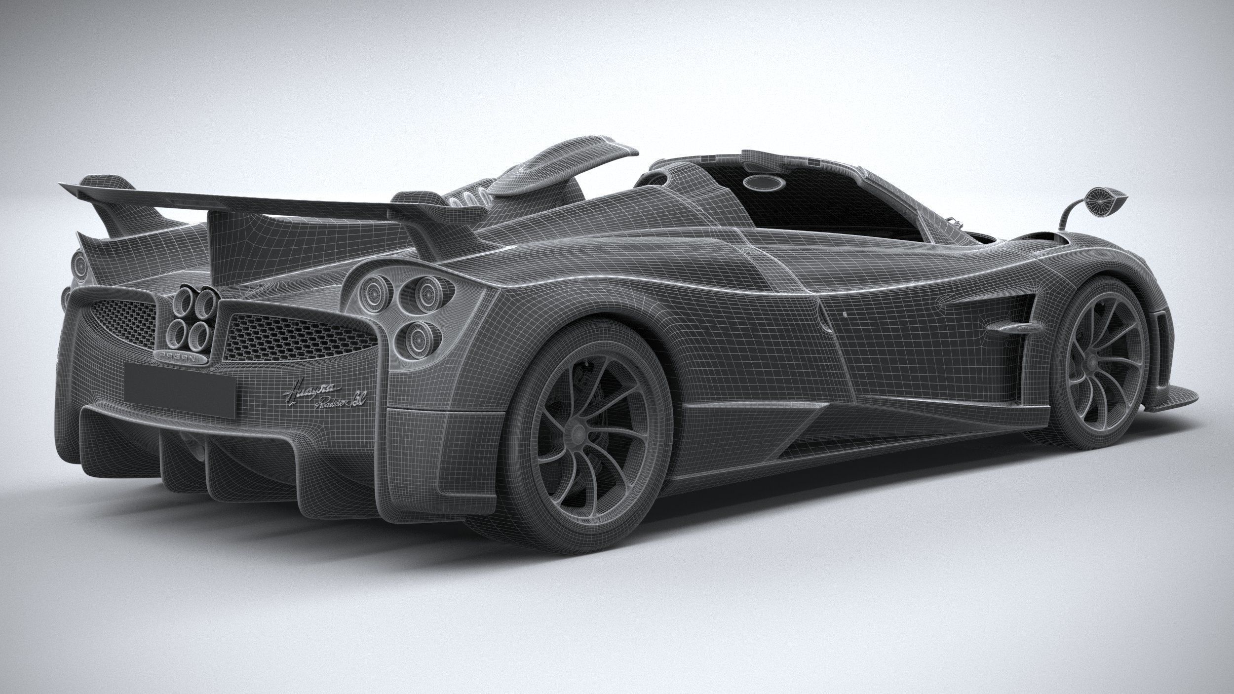 Pagani Huayra Tricolore 2021 3D model_30