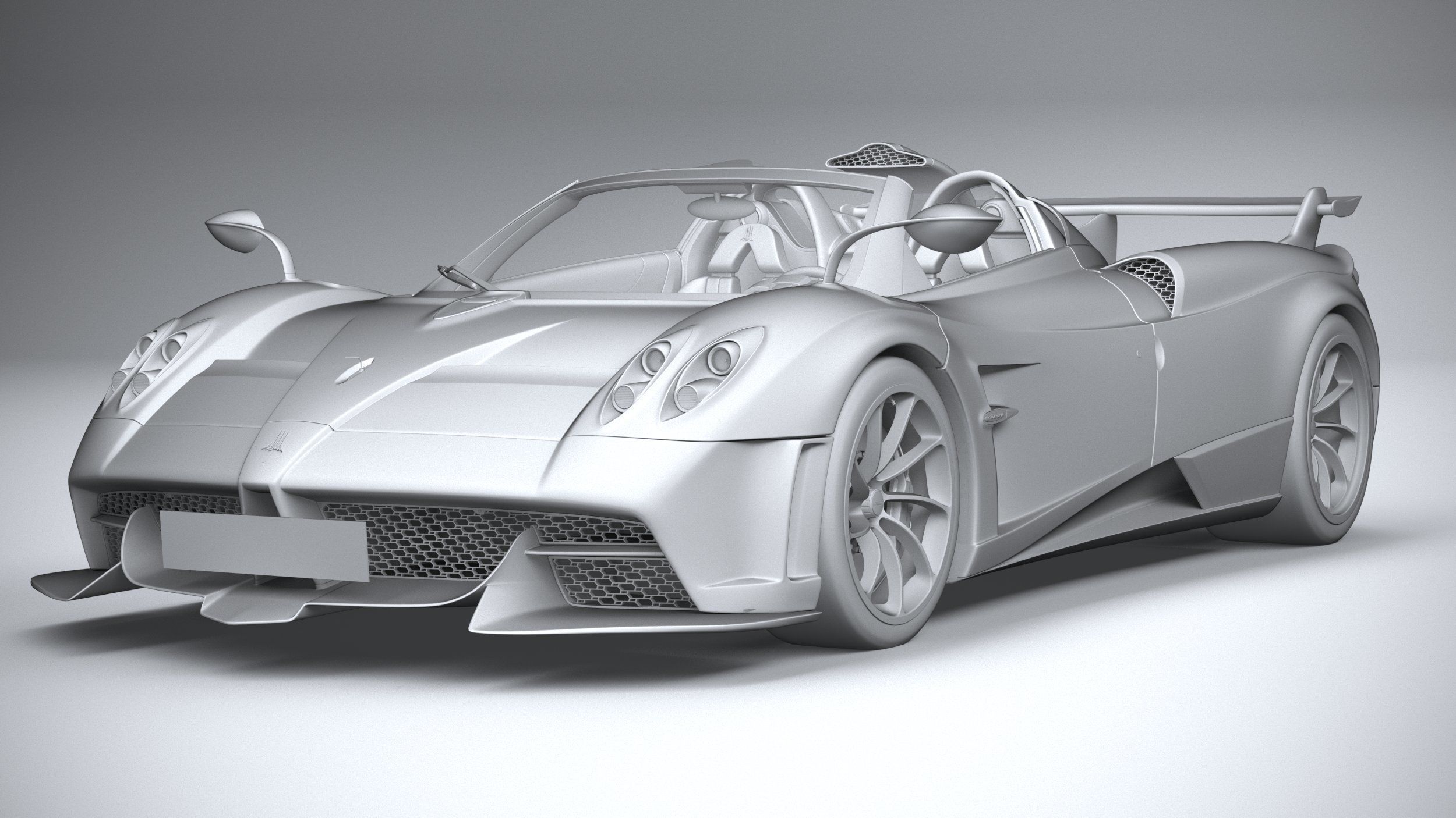 Pagani Huayra Tricolore 2021 3D model_20