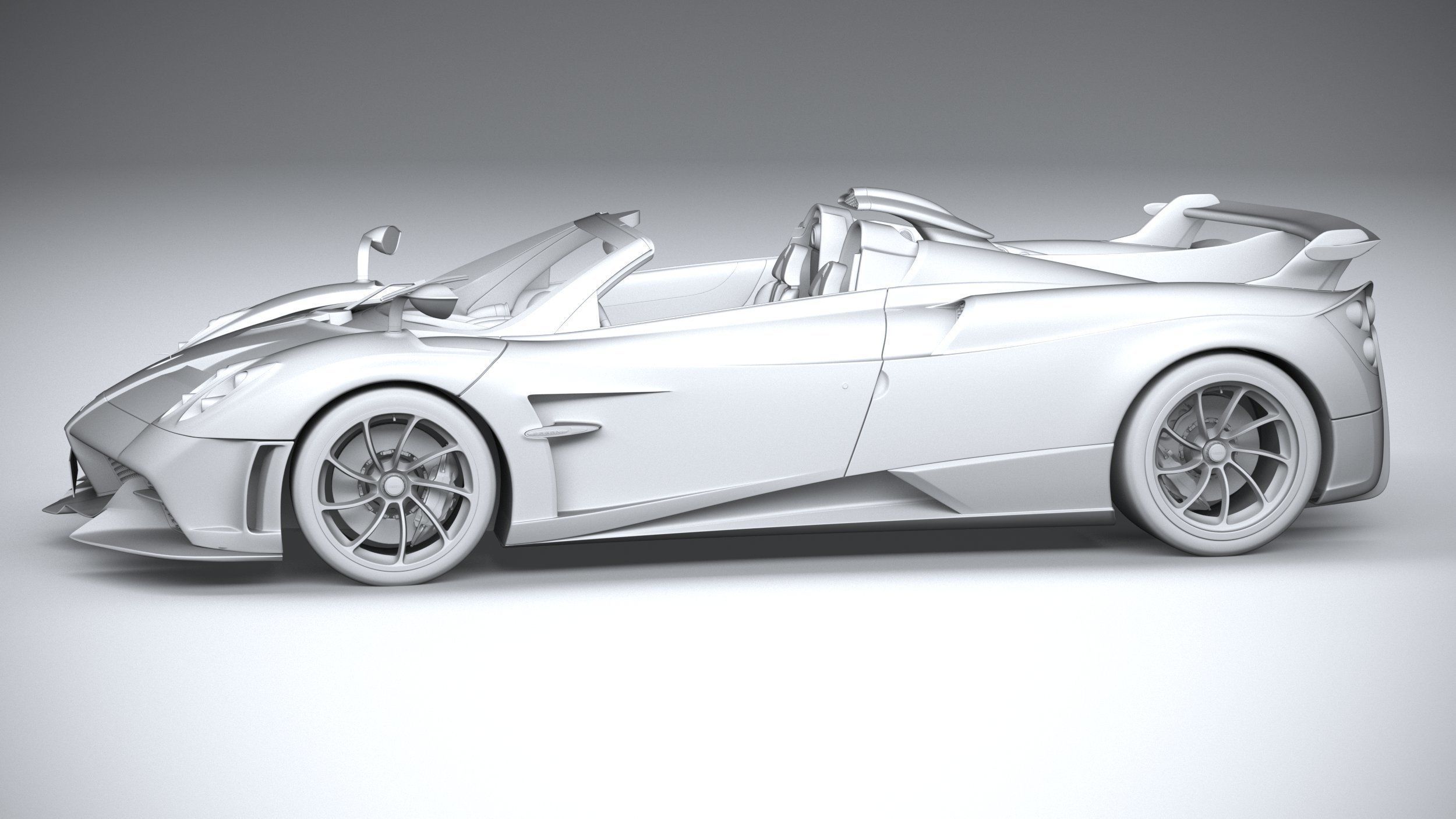 Pagani Huayra Tricolore 2021 3D model_22