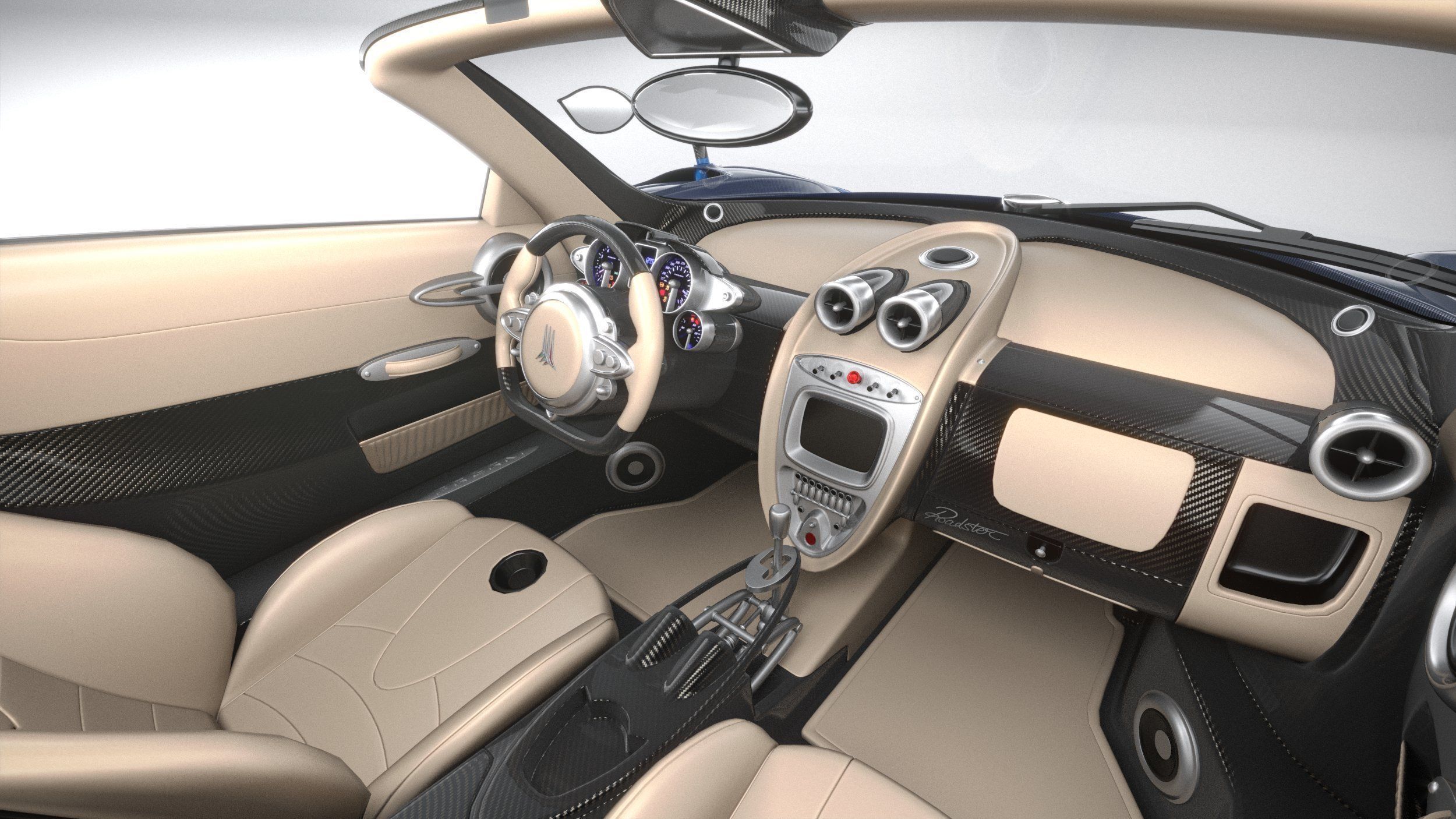 Pagani Huayra Tricolore 2021 3D model_26