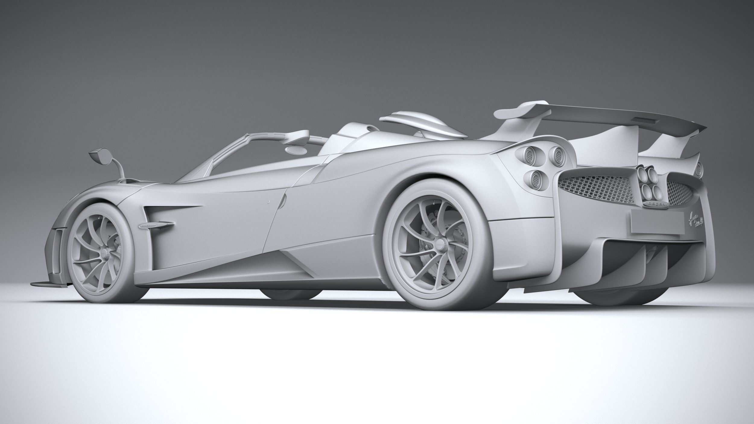 Pagani Huayra Tricolore 2021 3D model_21