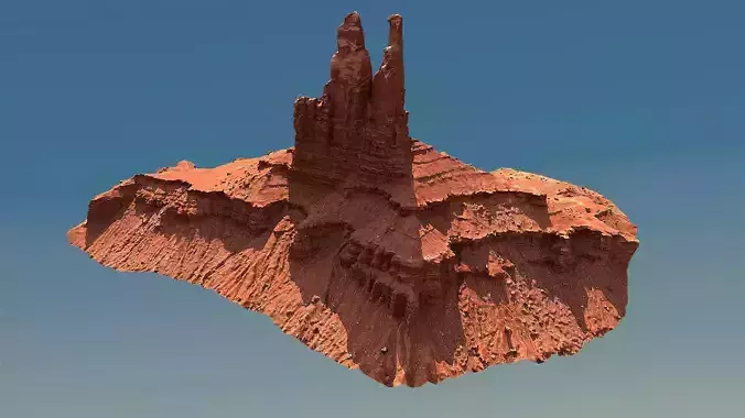 Scanned Canyon Cliff - B