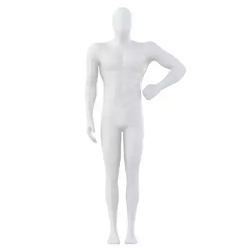 Male white mannequin 98