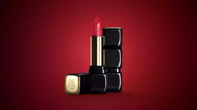 Lipstick Guerlain - KissKiss - Le rouge creme galbant 3D model