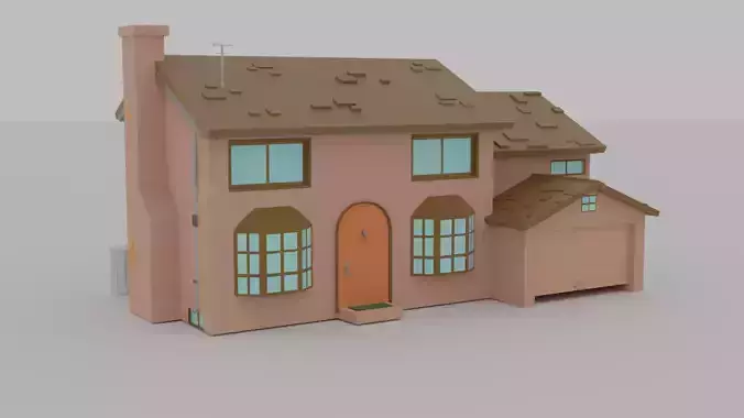 The Simpsons house 3D model