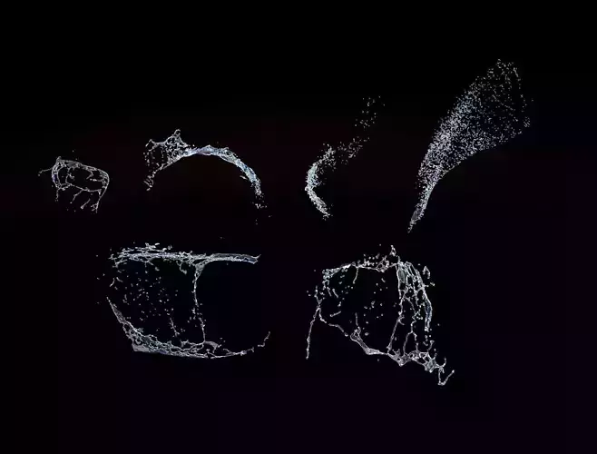 splash water 3D model