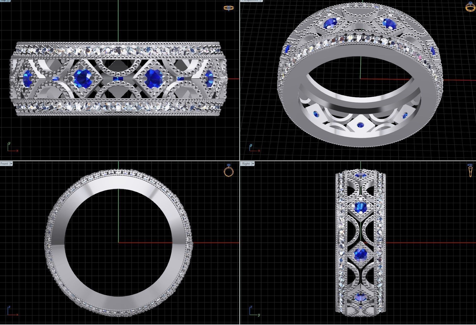 Ring 38 3D print model_5