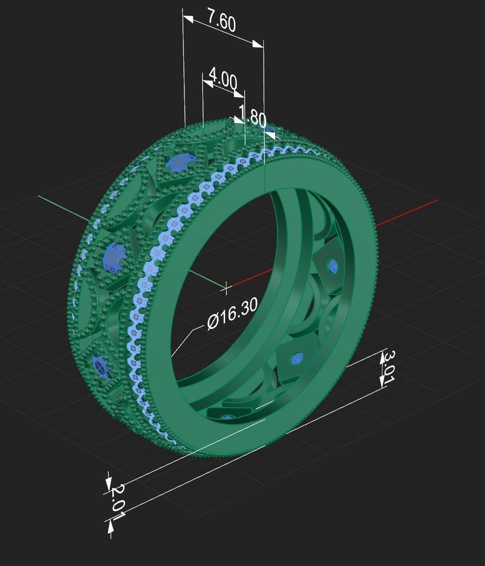 Ring 38 3D print model_6