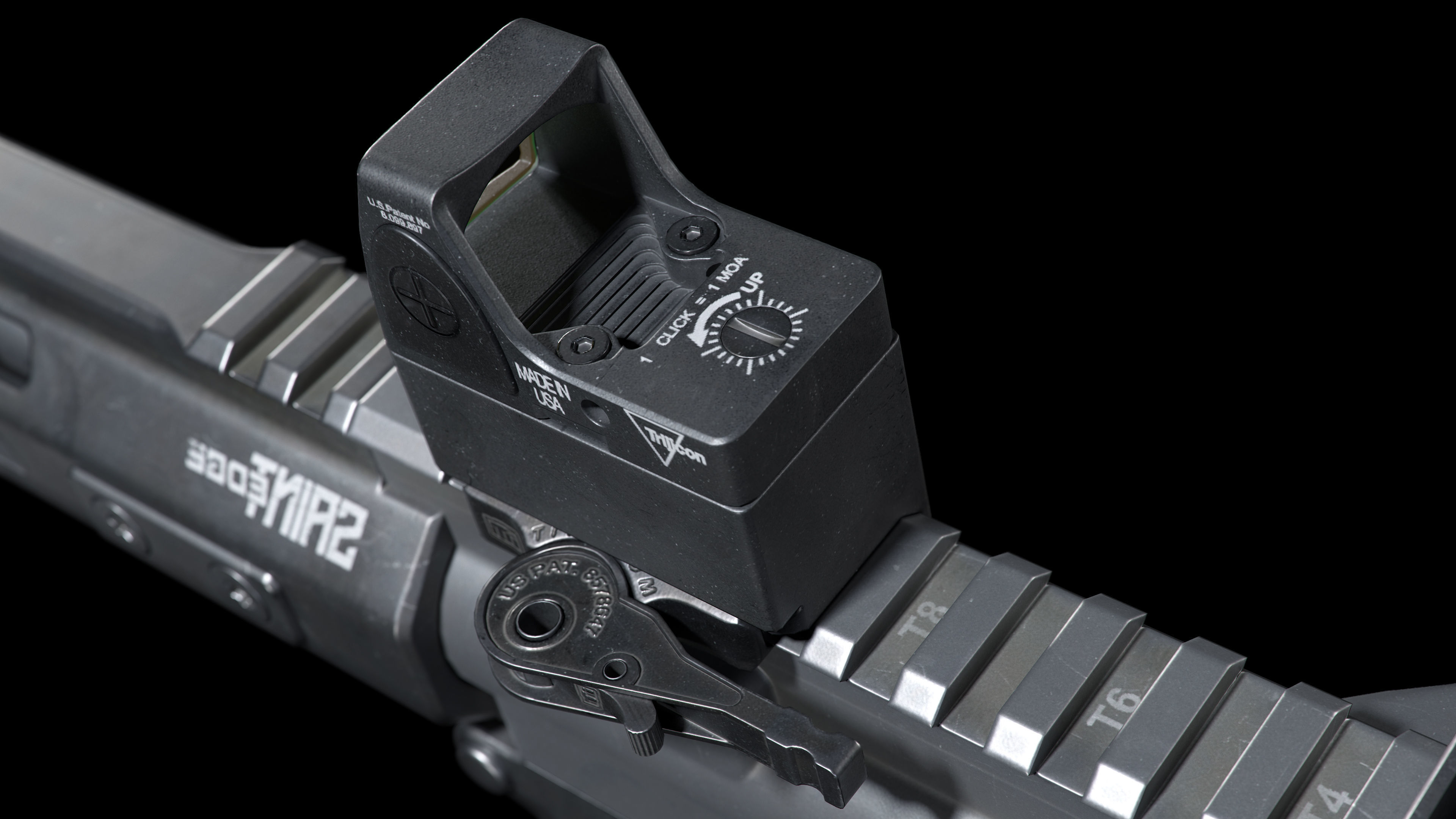 Springfield Armory Saint edge PDW Saint edge EVAC ar15 pistols Low-poly 3D model_17