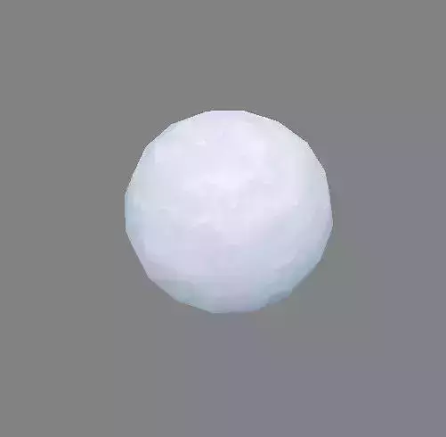 Cartoon snowball 