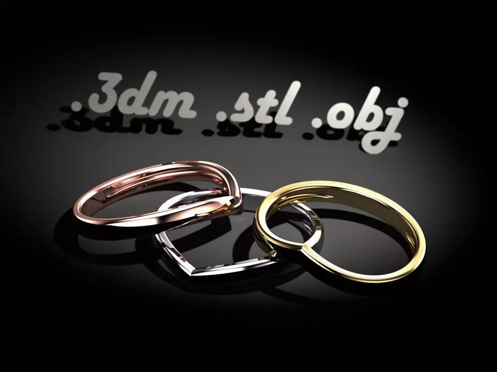 Ring big check mark 3D print model_0