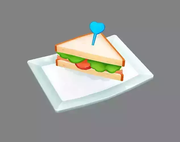 Cartoon Food-Sandwich