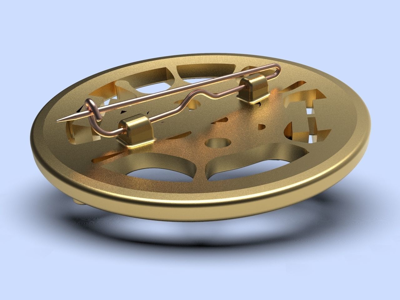 pin badge of a person vaccinated against coronavirus  3D print model_5