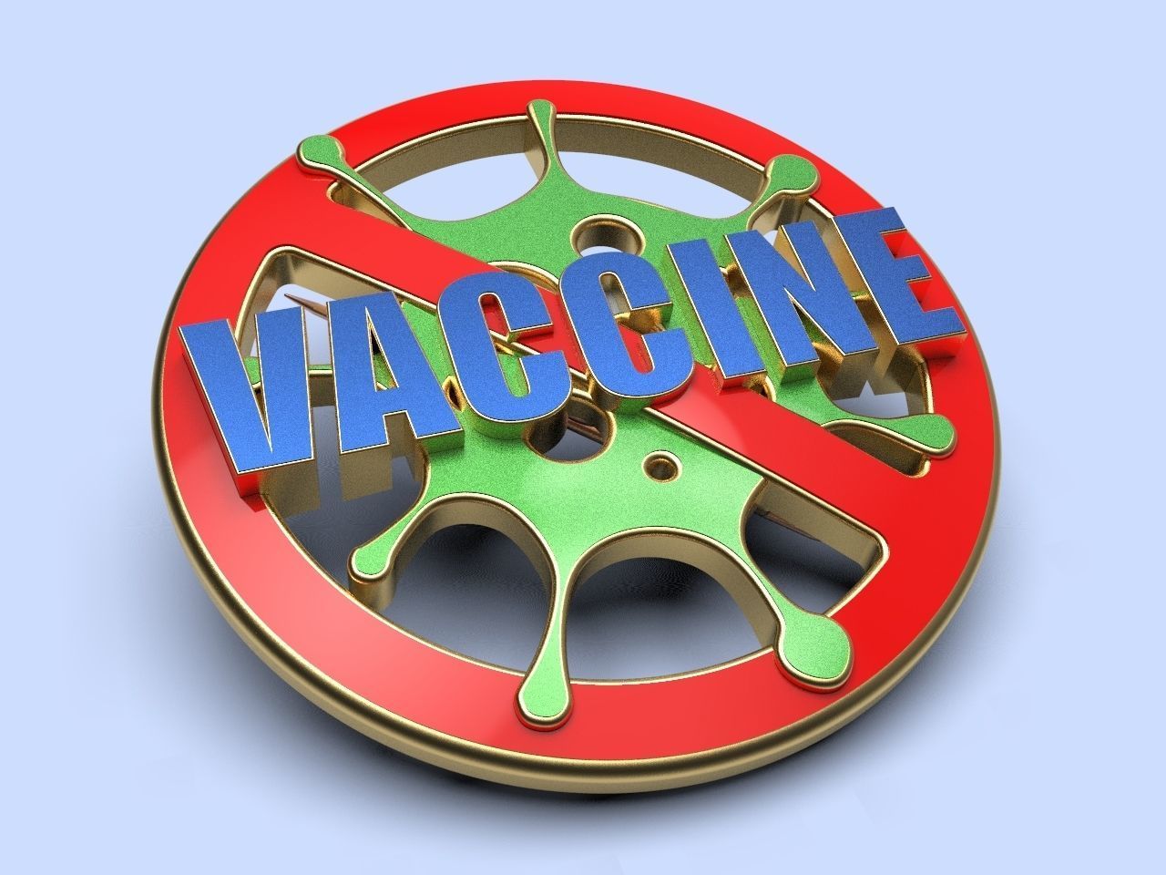 pin badge of a person vaccinated against coronavirus  3D print model_7