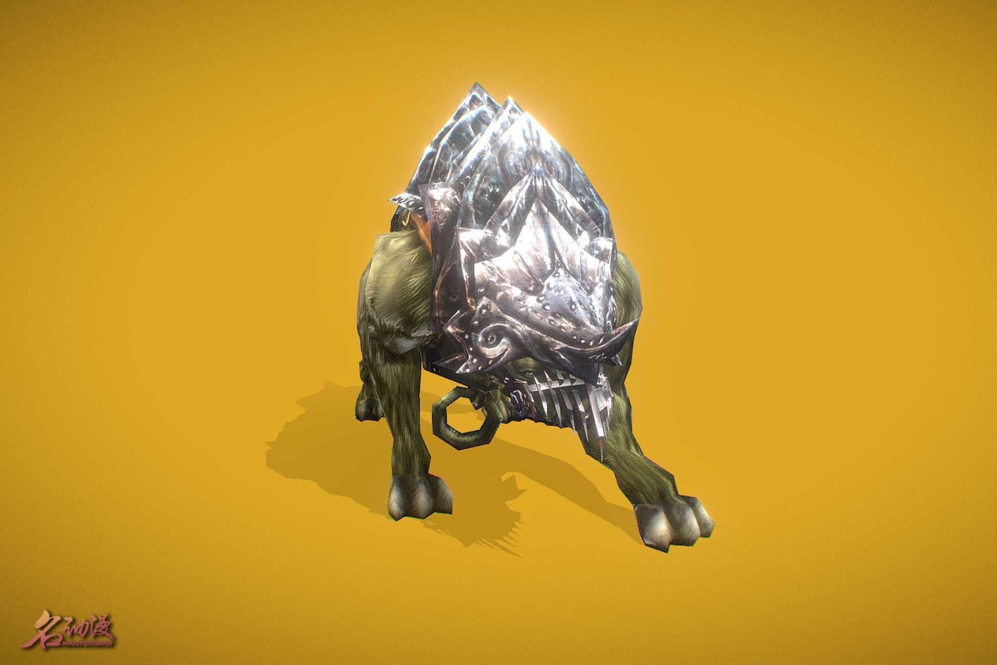 RPG Hyena 3 Low-poly 3D model_1
