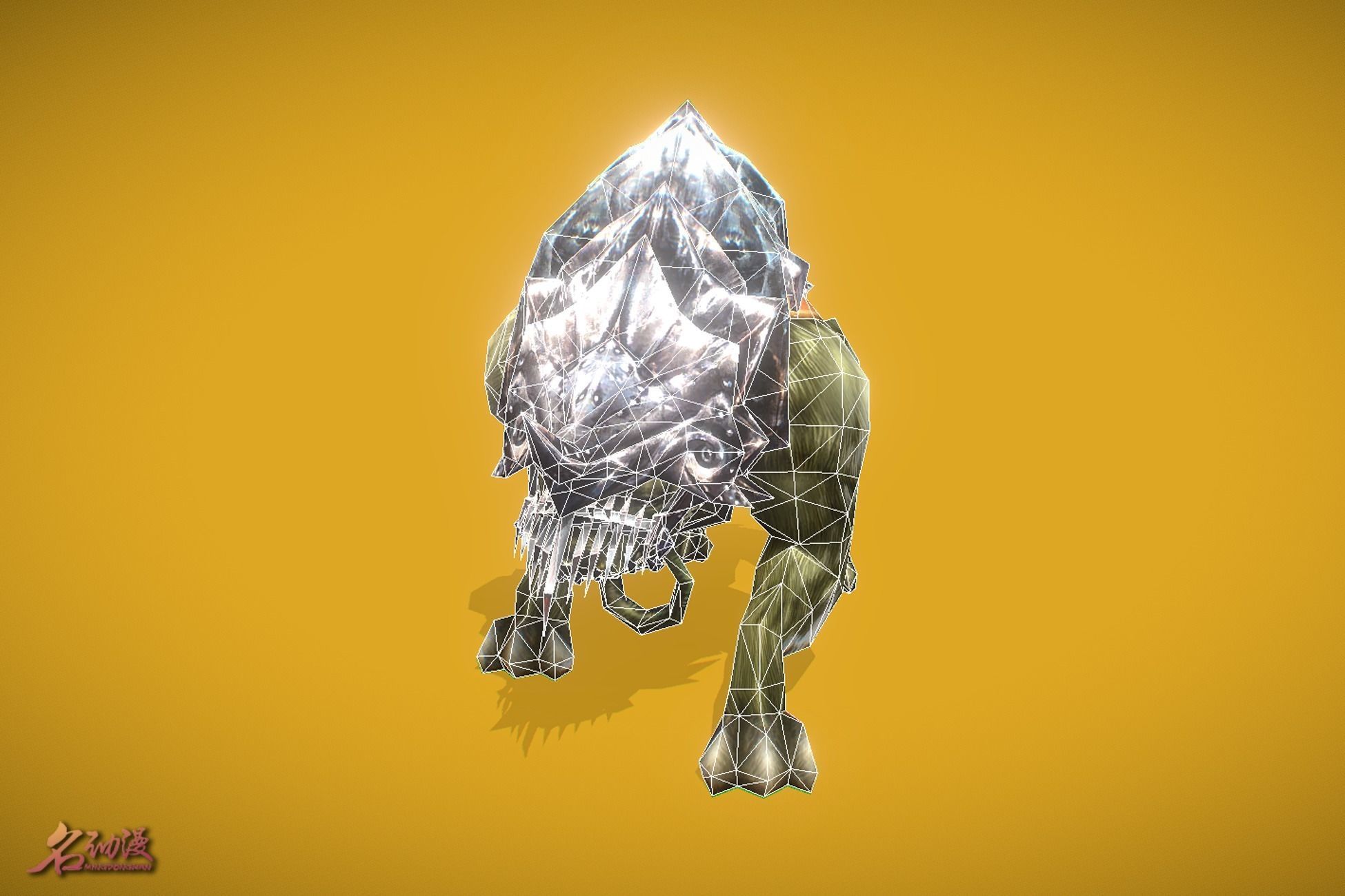 RPG Hyena 3 Low-poly 3D model_5