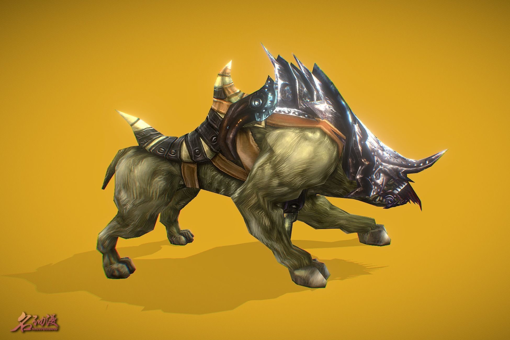 RPG Hyena 3 Low-poly 3D model_3