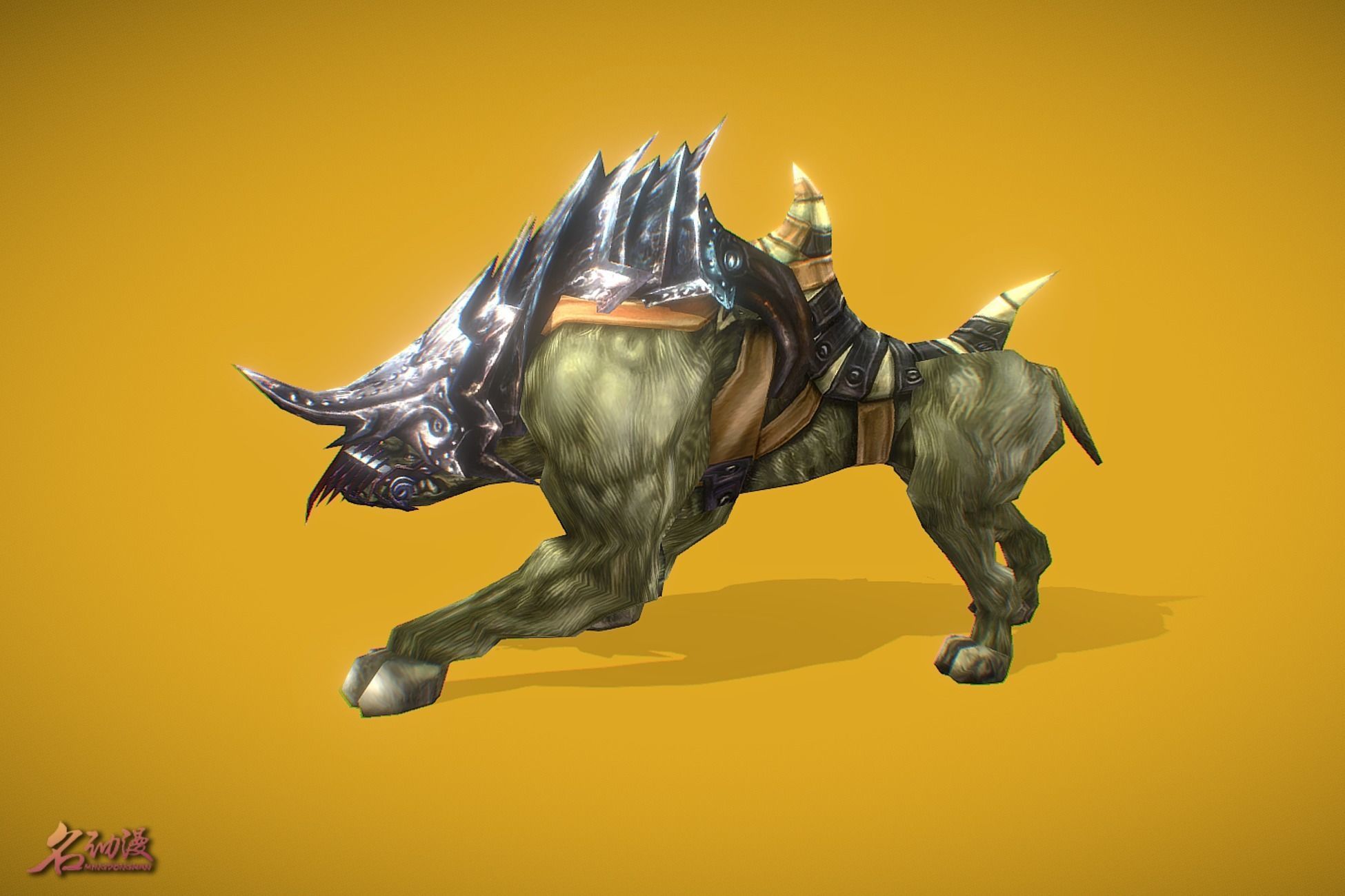 RPG Hyena 3 Low-poly 3D model_2