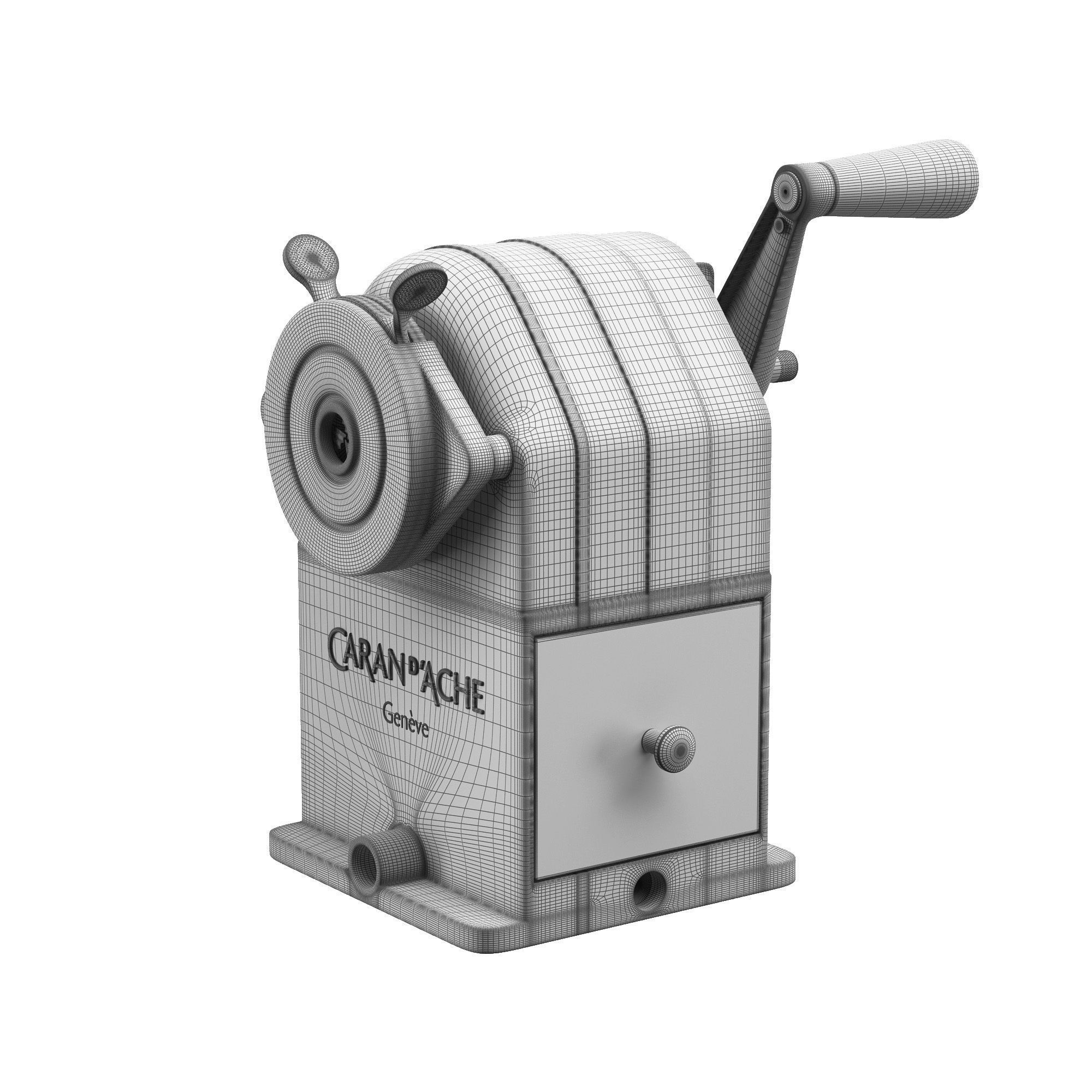 Metal Sharpening Machine by Caran DAche 3D model_3