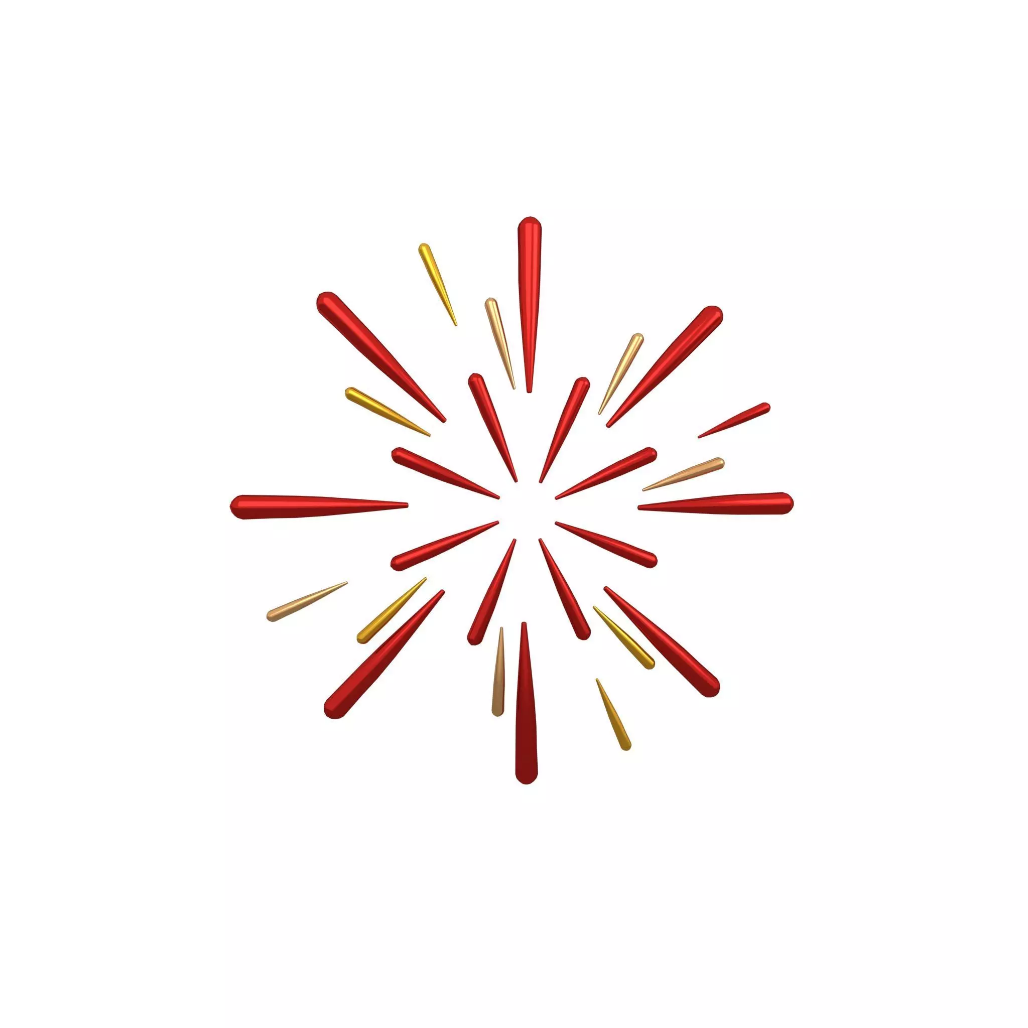 Fireworks v1 002 Low-poly 3D model_0