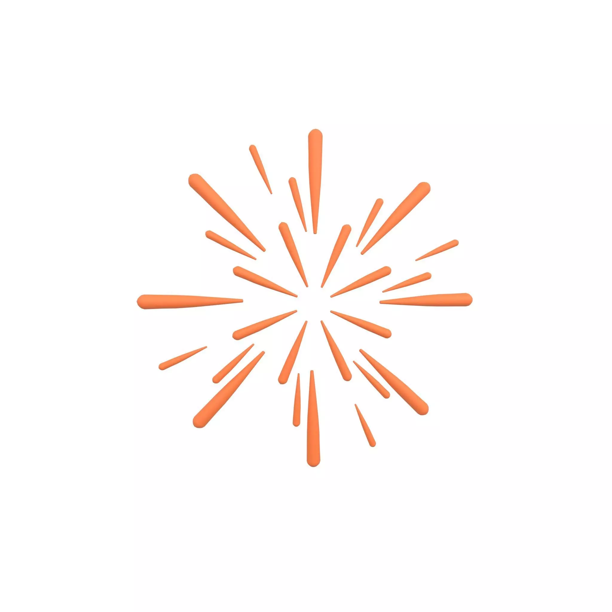 Fireworks v1 004 Low-poly 3D model_0