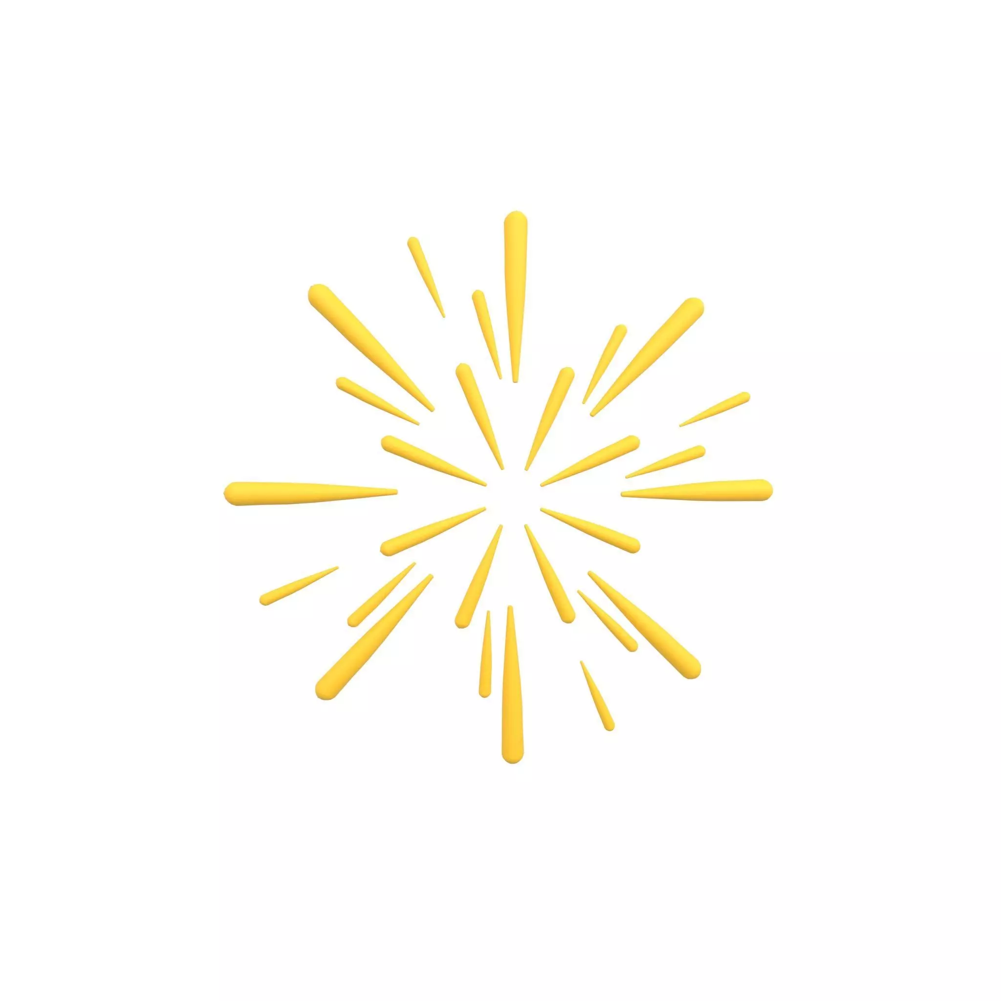 Fireworks v1 005 Low-poly 3D model_0